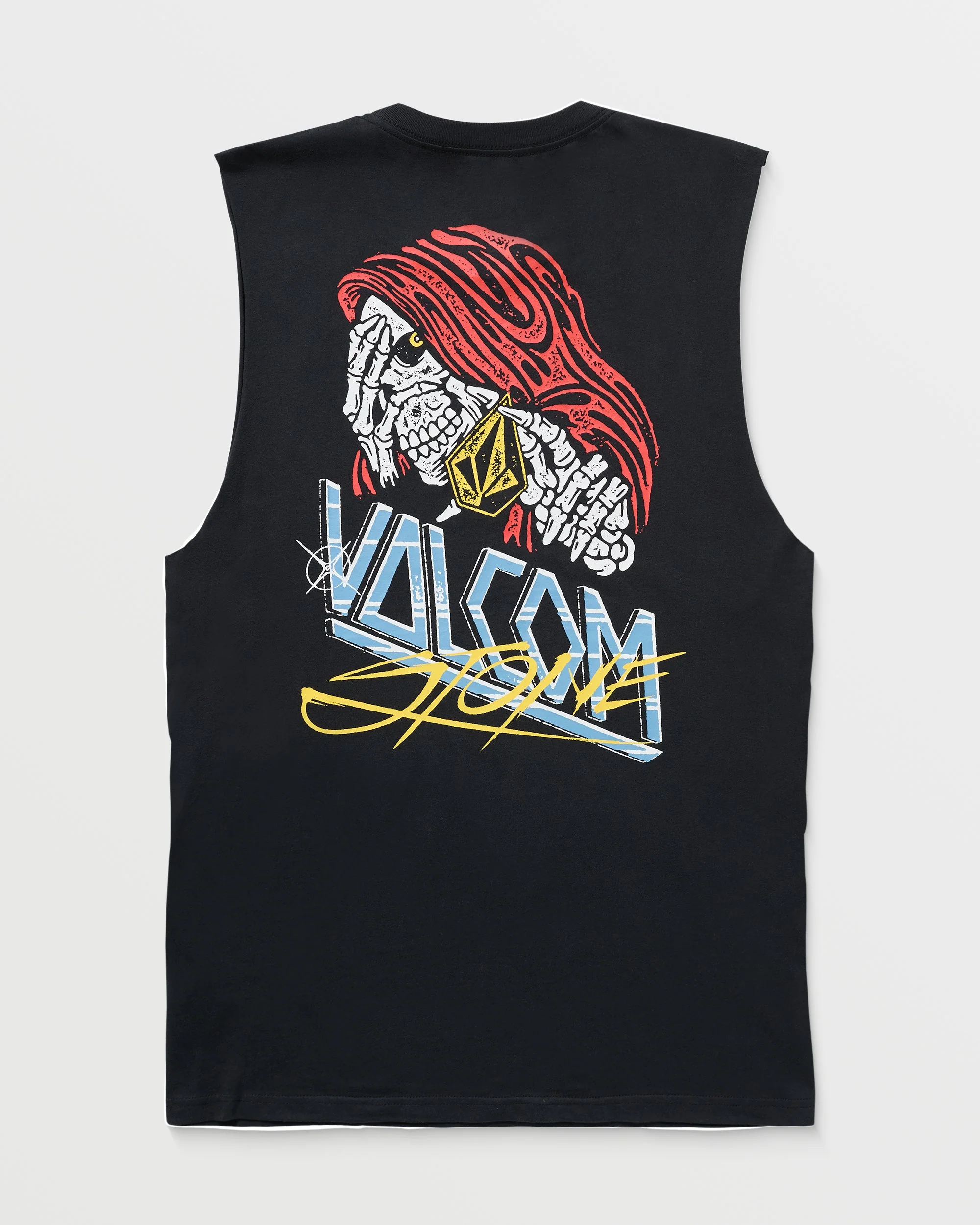 T-Shirt Dropped This Sleeveless - Antique Black - Image 7