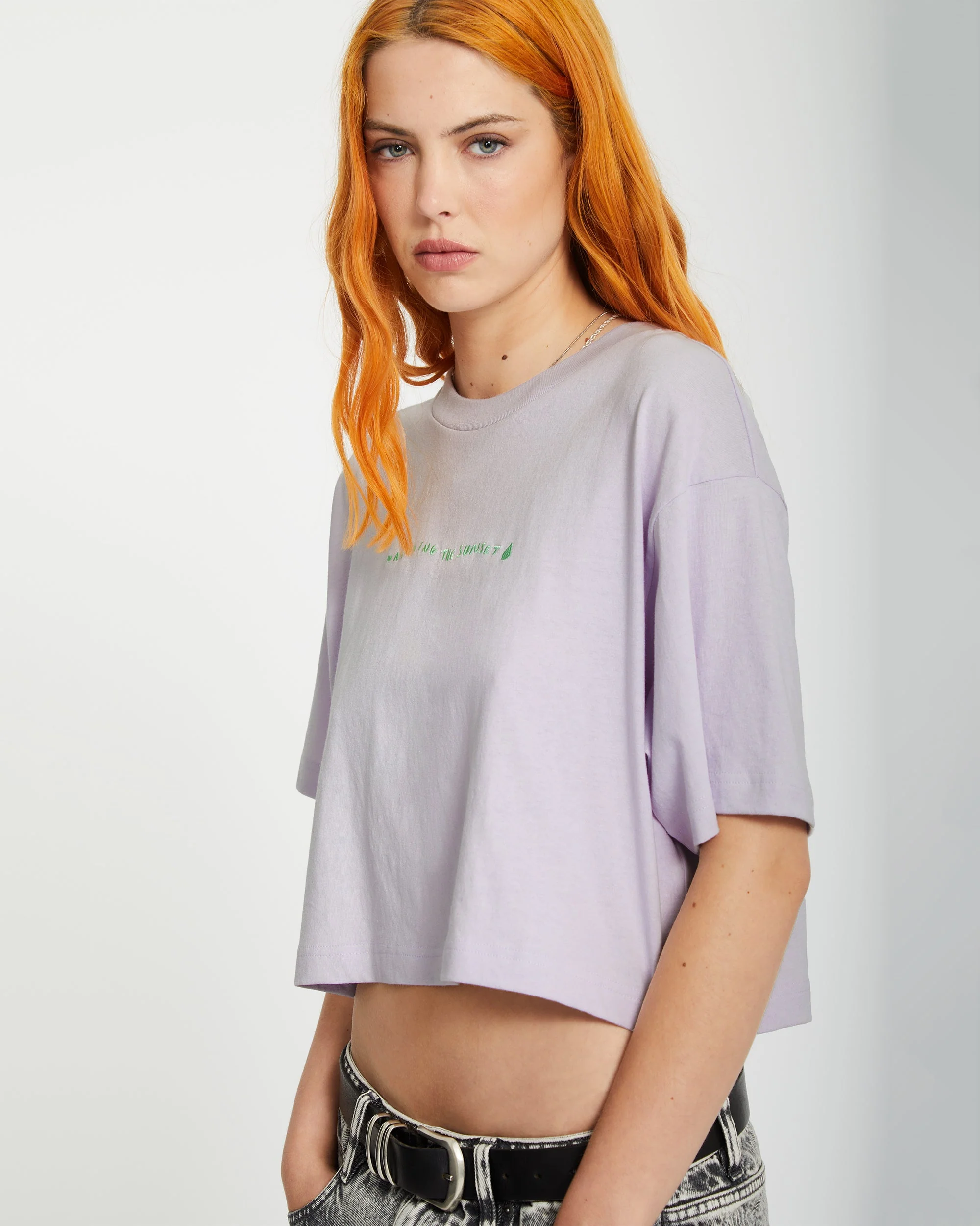 T-shirt Drumstone - DUSTY LAVENDER - Image 3