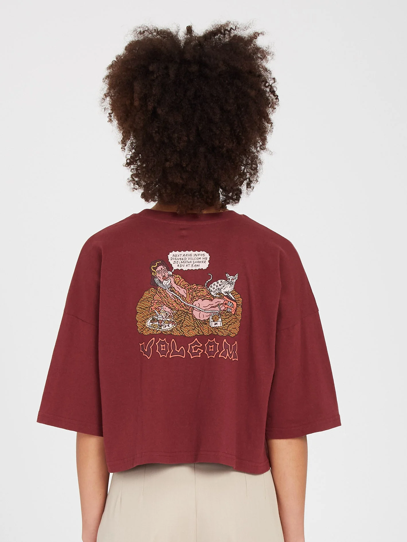 T-shirt Drumstone - BURGUNDY - Image 6