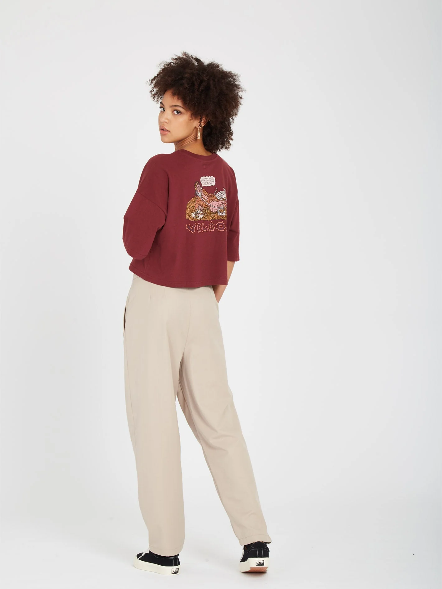 T-shirt Drumstone - BURGUNDY - Image 7