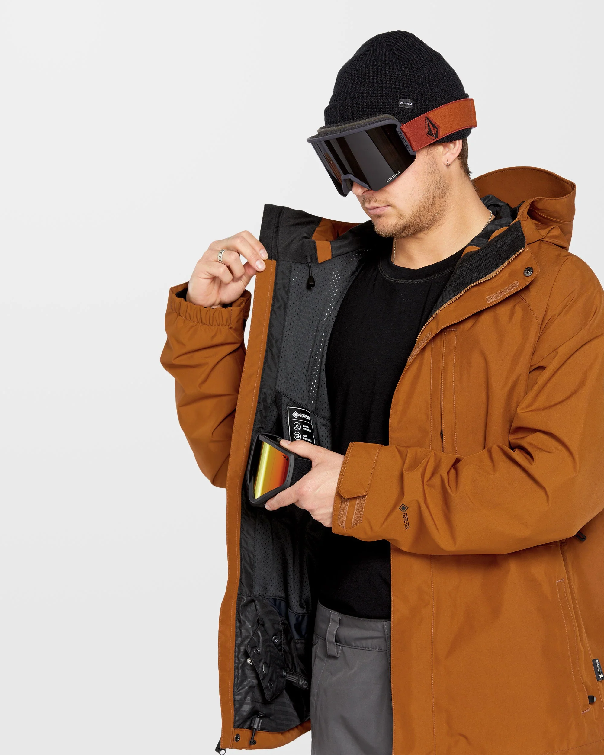 Veste Dua Gore-Tex - Caramel - Image 8