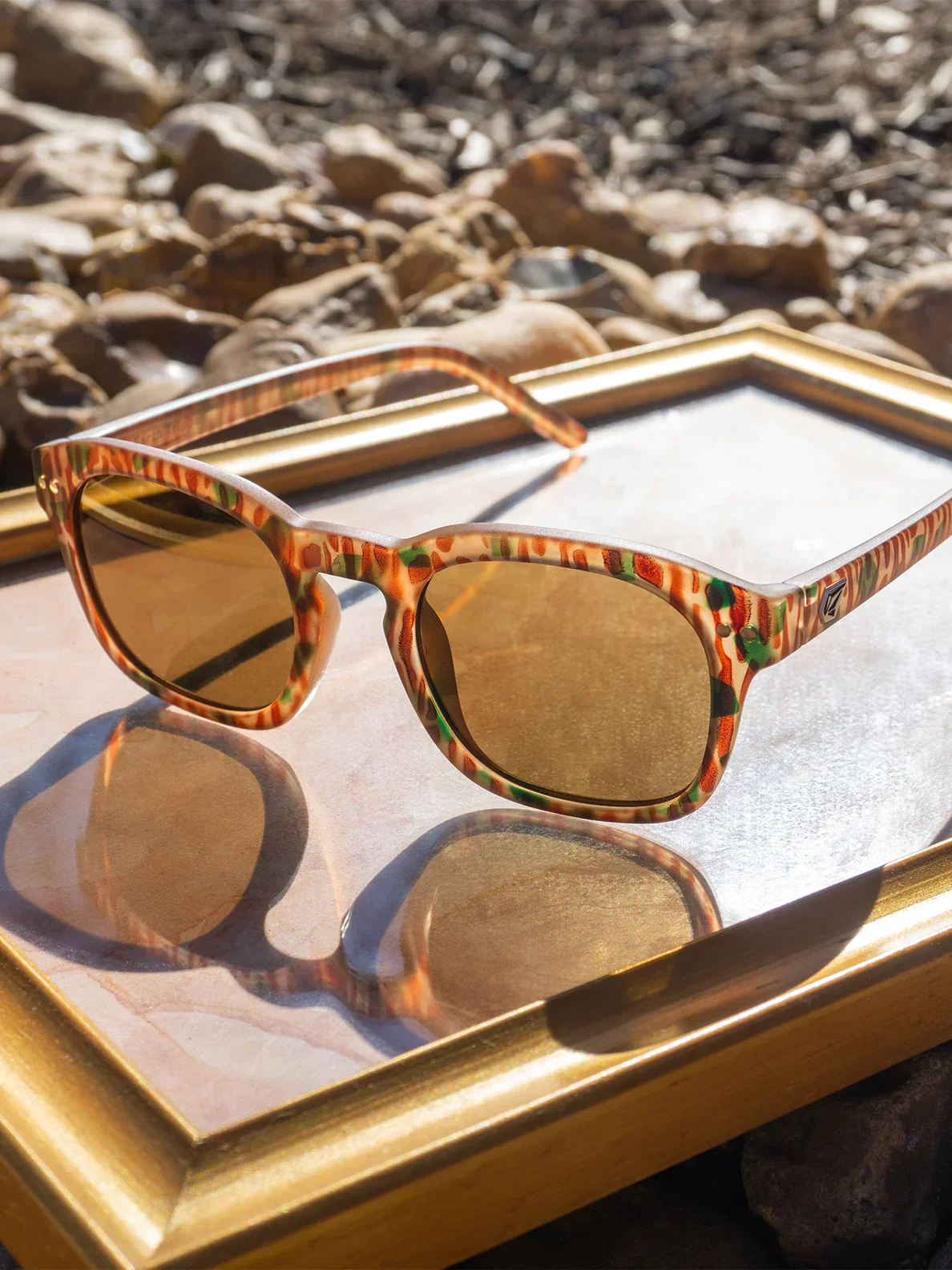 Lunettes de soleil Earth Tripper Matte Geo (Verres bronze) - MEGA ORANGE