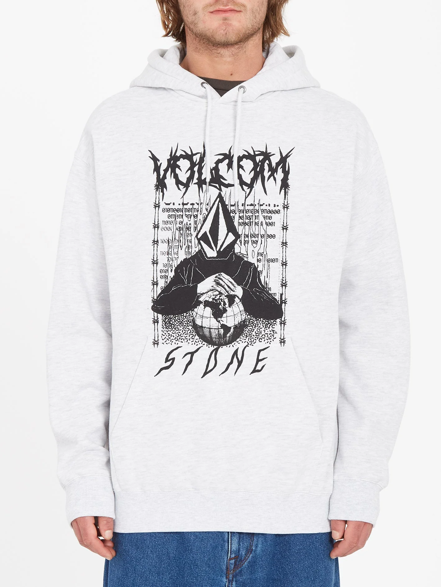 Sweat à capuche Edener - HEATHER GREY