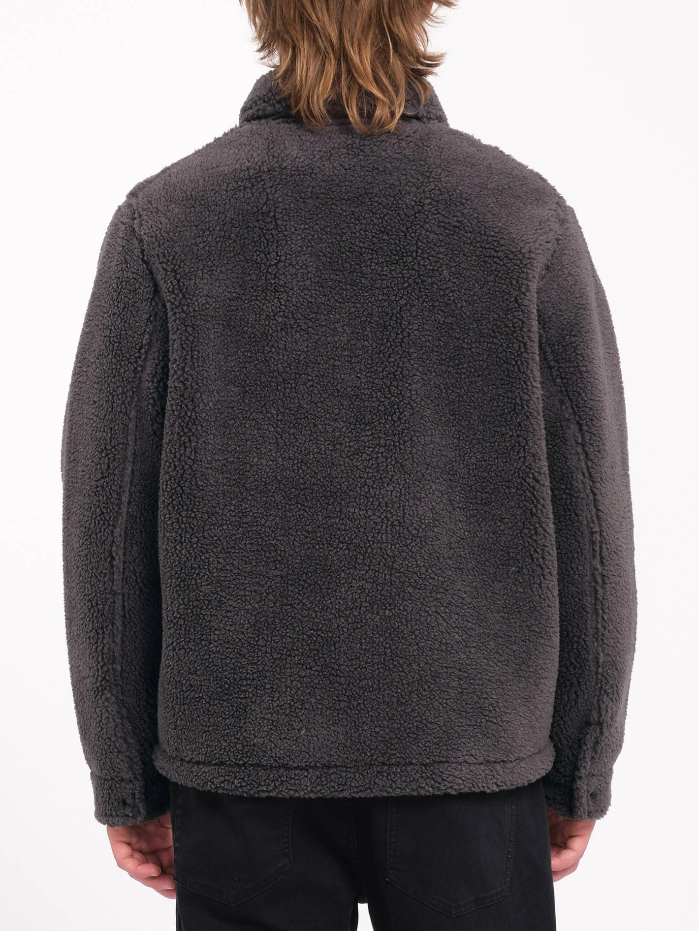 Veste Sherpa Zippée Edwart ll - ASPHALT BLACK - Image 2