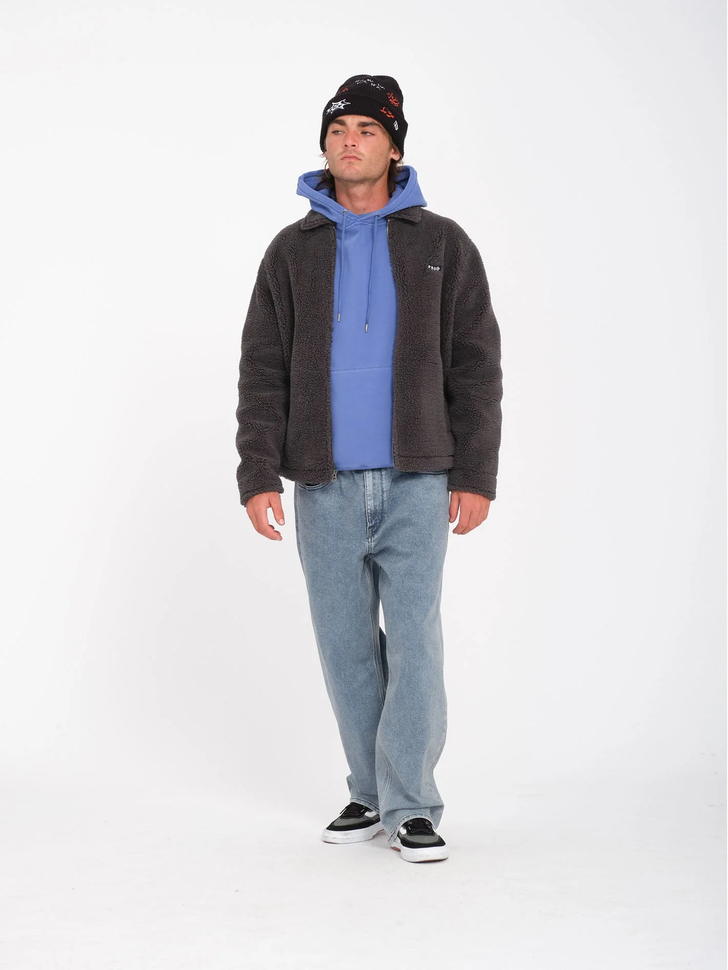Veste Sherpa Zippée Edwart ll - ASPHALT BLACK - Image 5