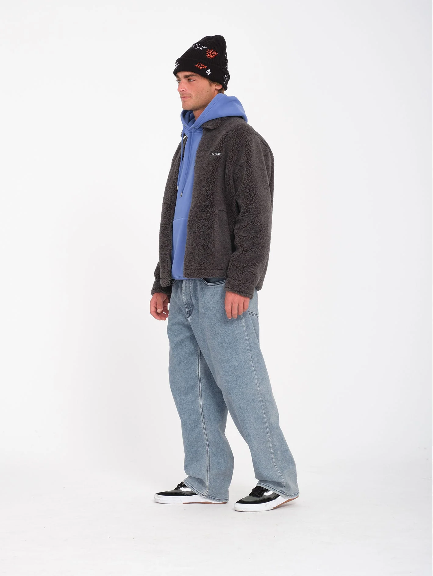 Veste Sherpa Zippée Edwart ll - ASPHALT BLACK - Image 6