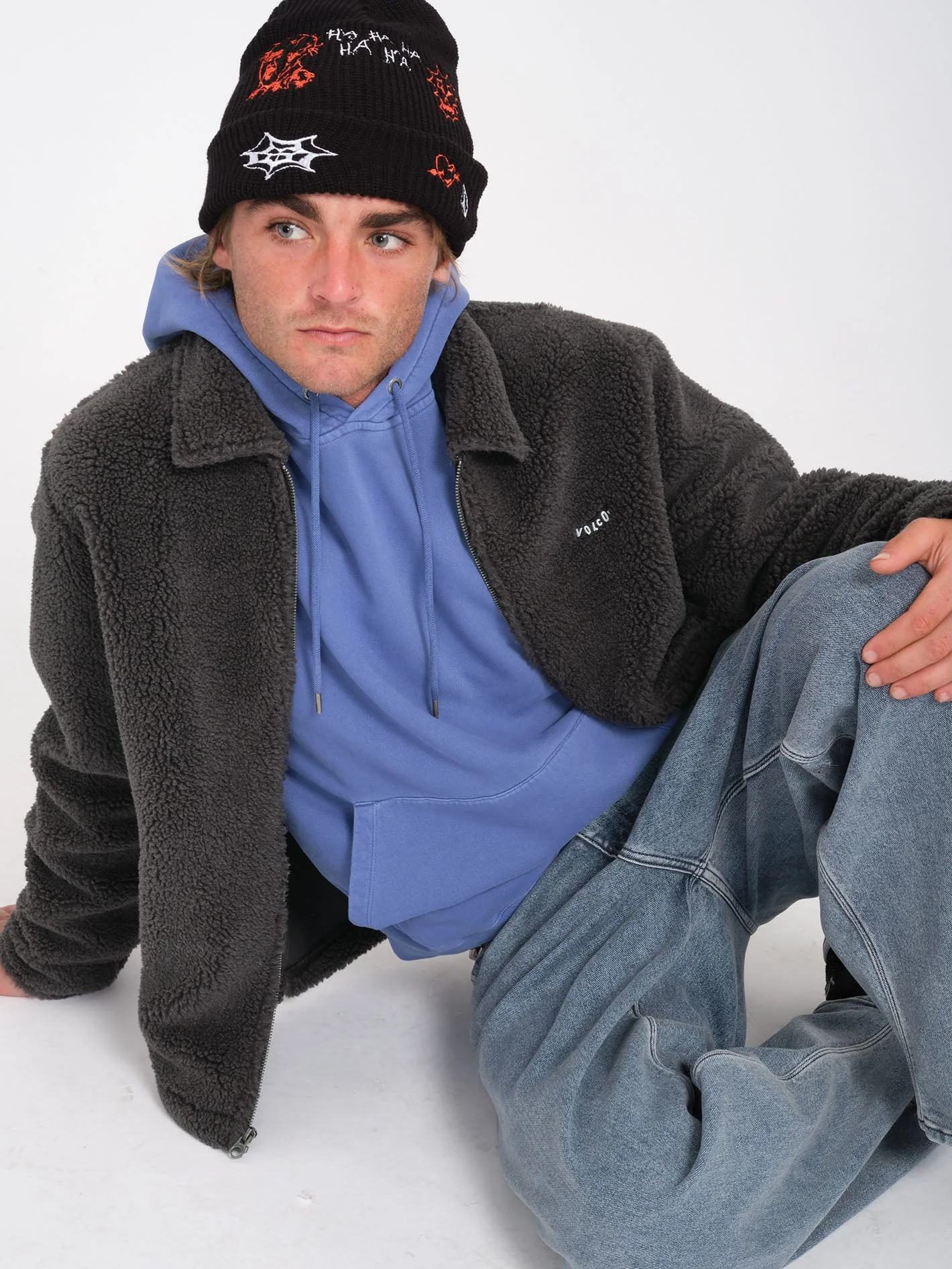 Veste Sherpa Zippée Edwart ll - ASPHALT BLACK - Image 7