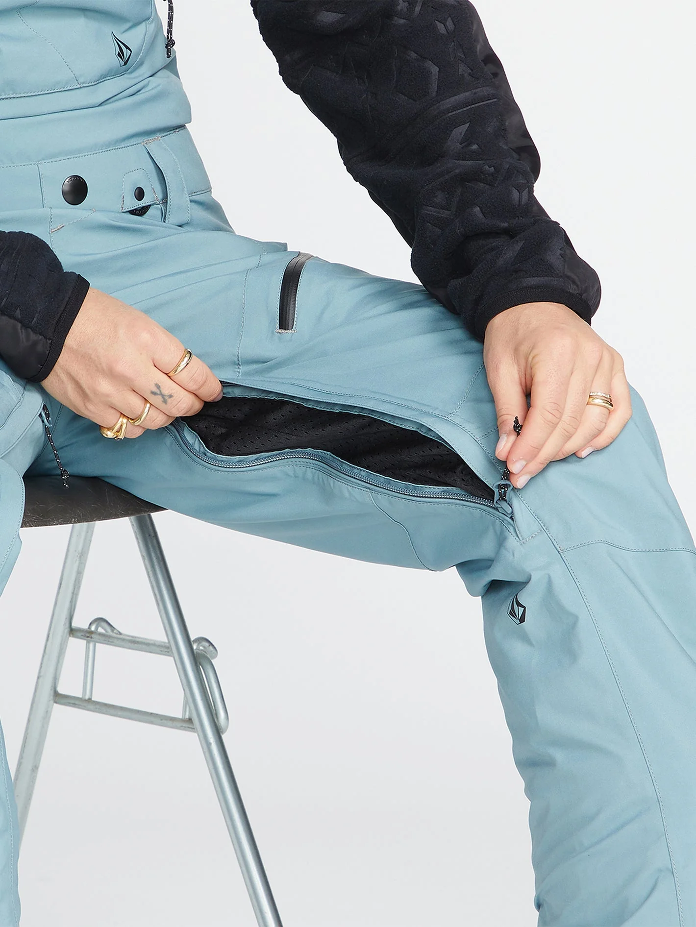 Salopette de snow Elm Stretch Gore-Tex - Green Ash - Image 6