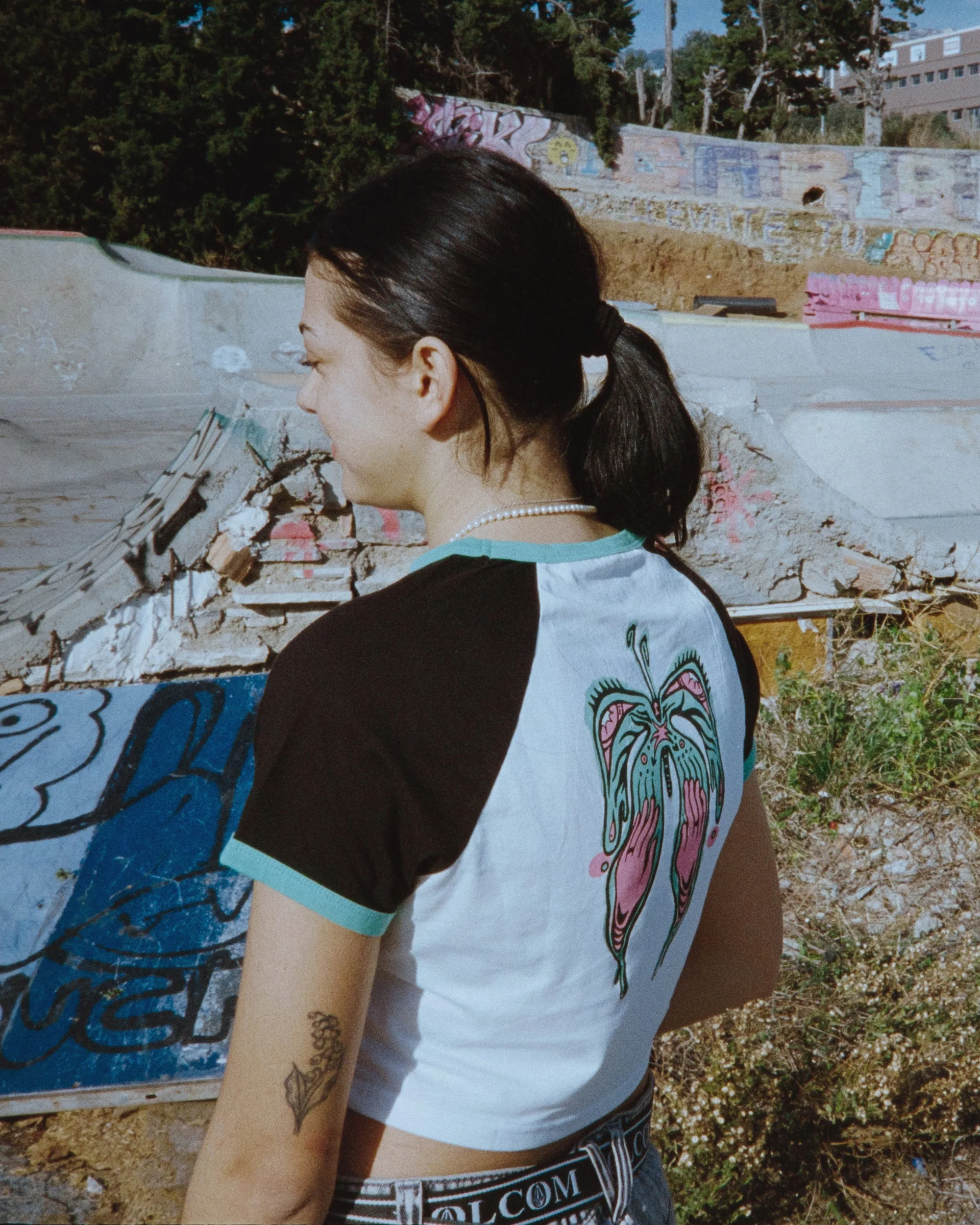 T-shirt Alix 2 - BLACK WHITE - Image 6