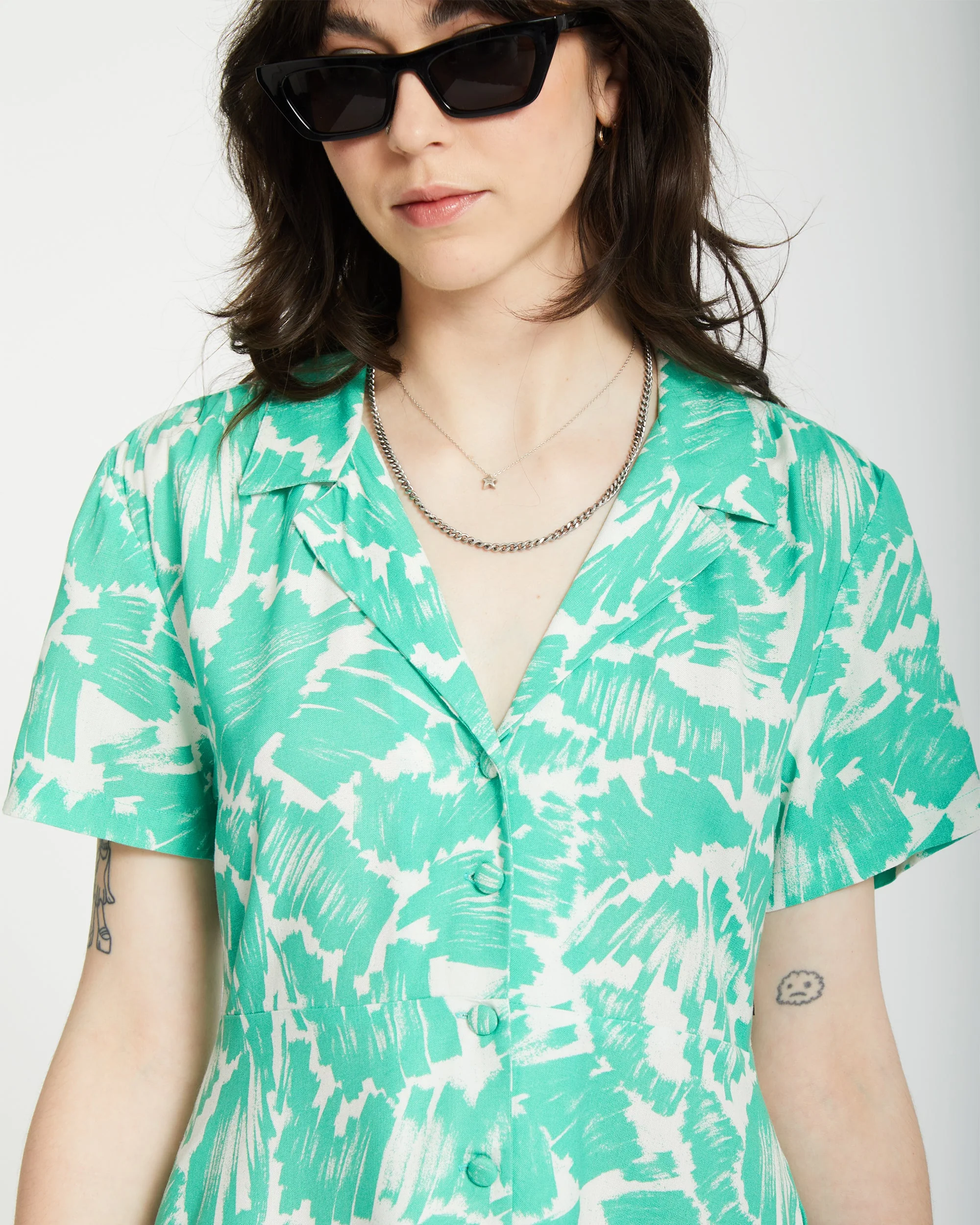 Robe Chemise Alix - JADE - Image 3