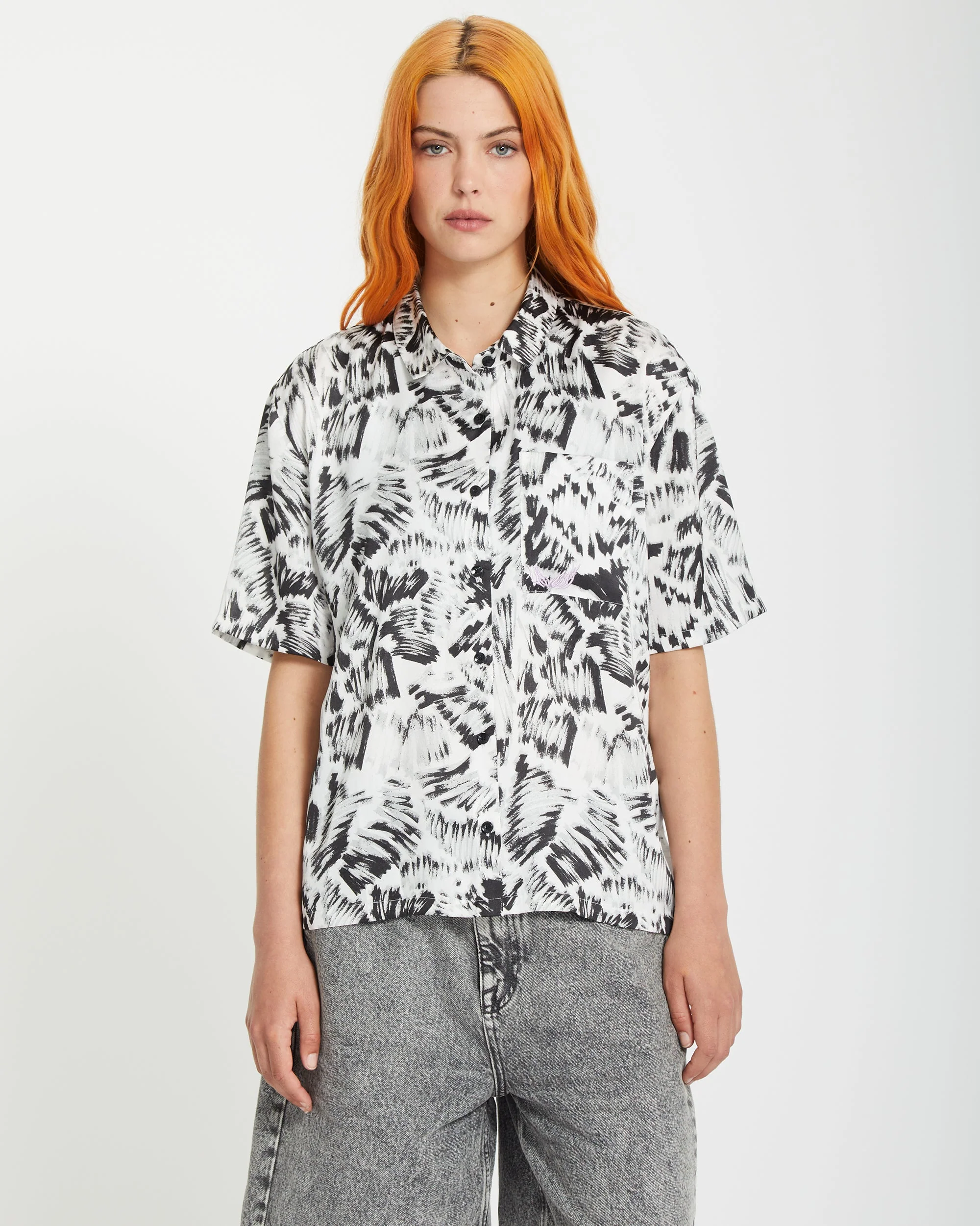 Chemise Alix - BLACK WHITE - Image 2