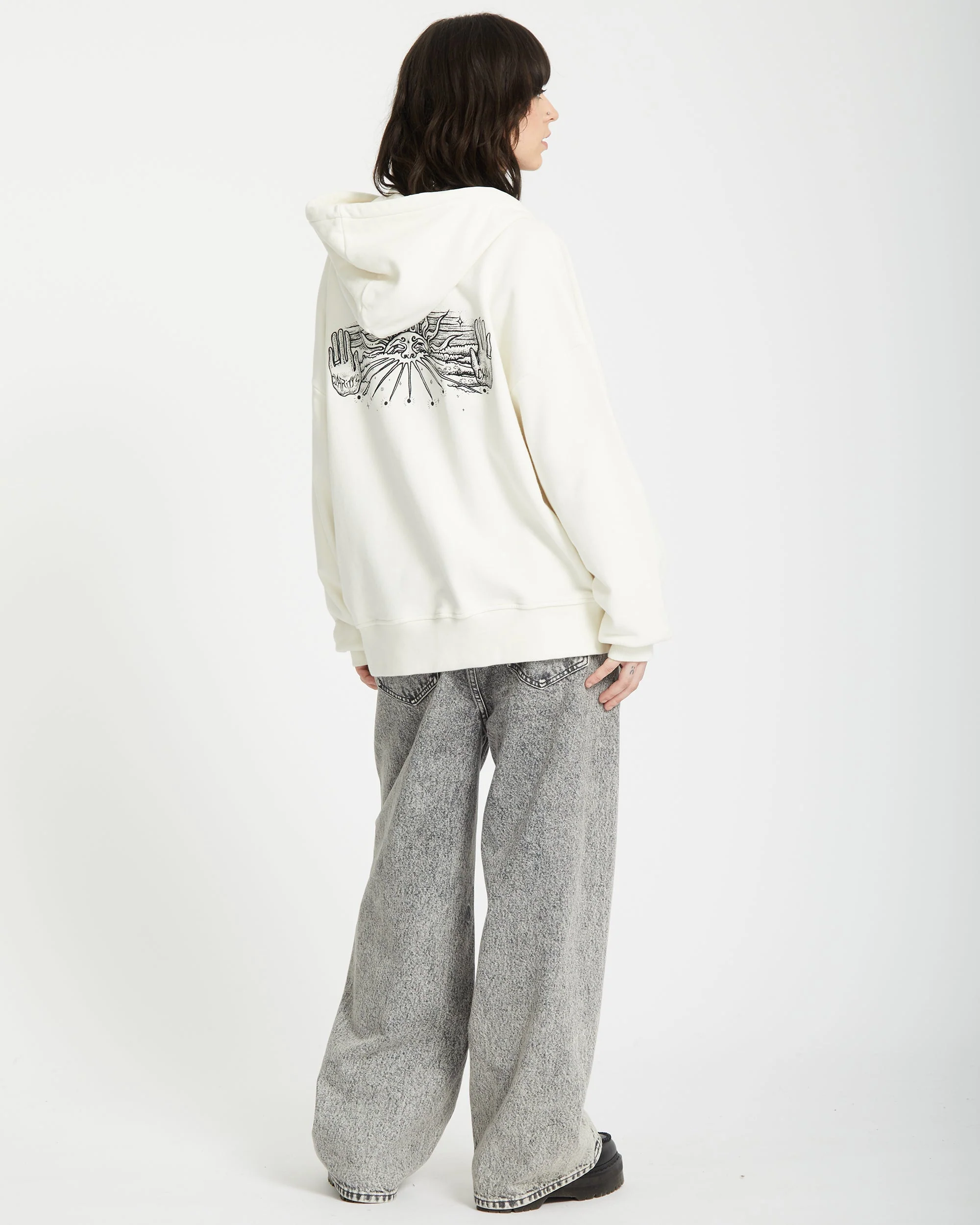 Sweat à Capuche Zippé Alix - STAR WHITE - Image 5