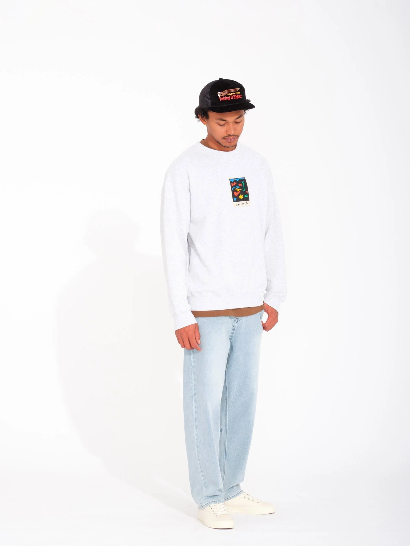 Sweatshirt Arthur Longo - BONE HEATHER - Image 6