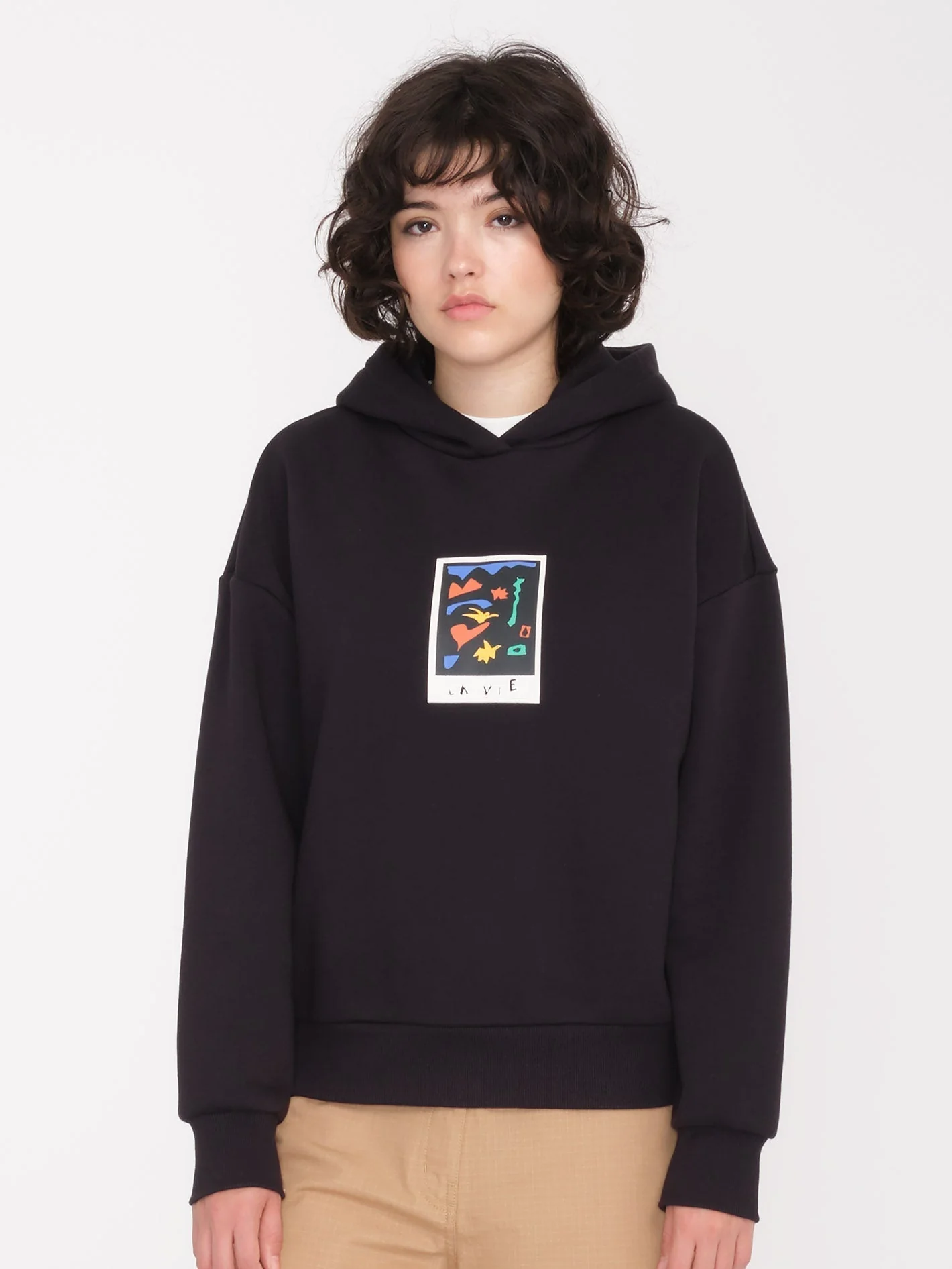 Sweat à capuche Arthur Longo - BLACK