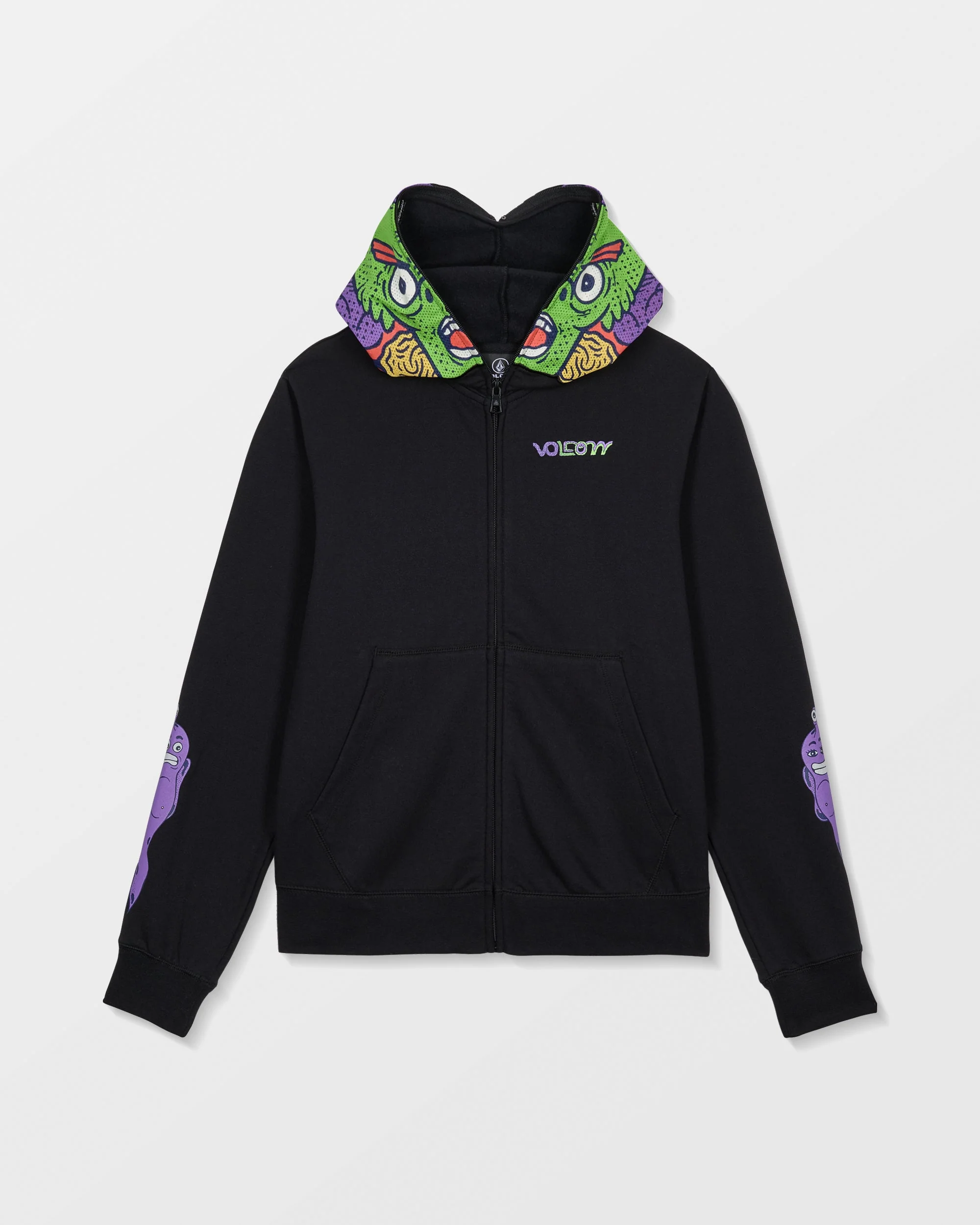 Sweat à capuche zippé Ben Sanair - Black - (ENFANT) - Image 3