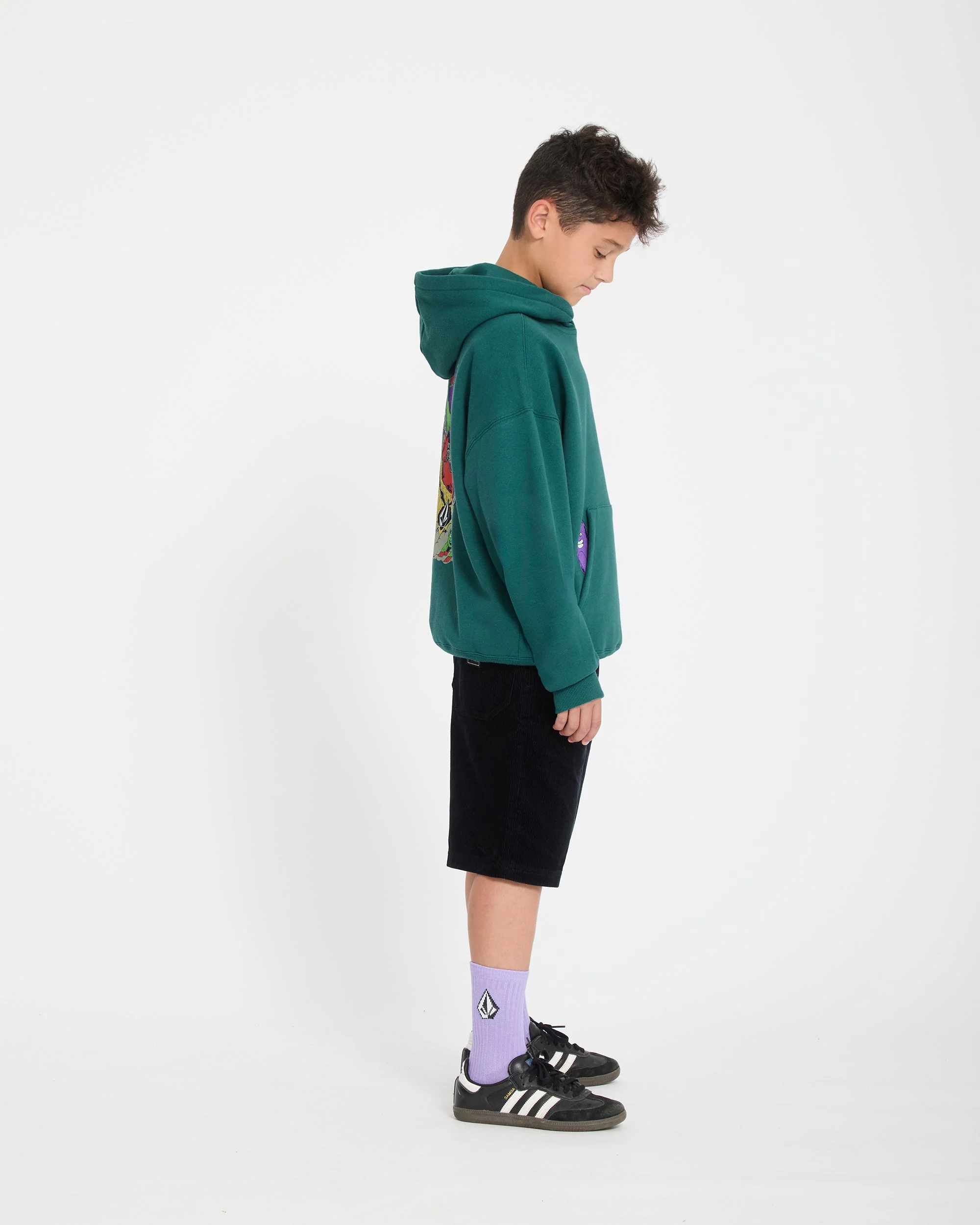 Sweat à capuche Ben Sanair - Rifle Green - (ENFANT) - Image 11