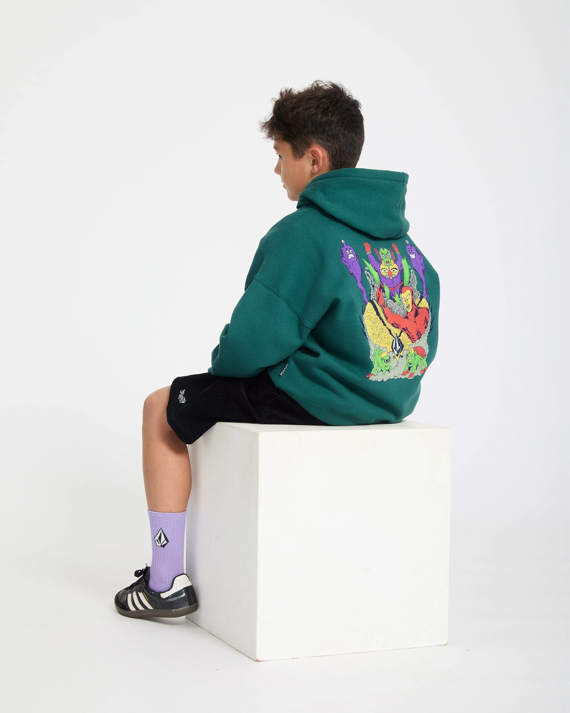 Sweat à capuche Ben Sanair - Rifle Green - (ENFANT) - Image 15
