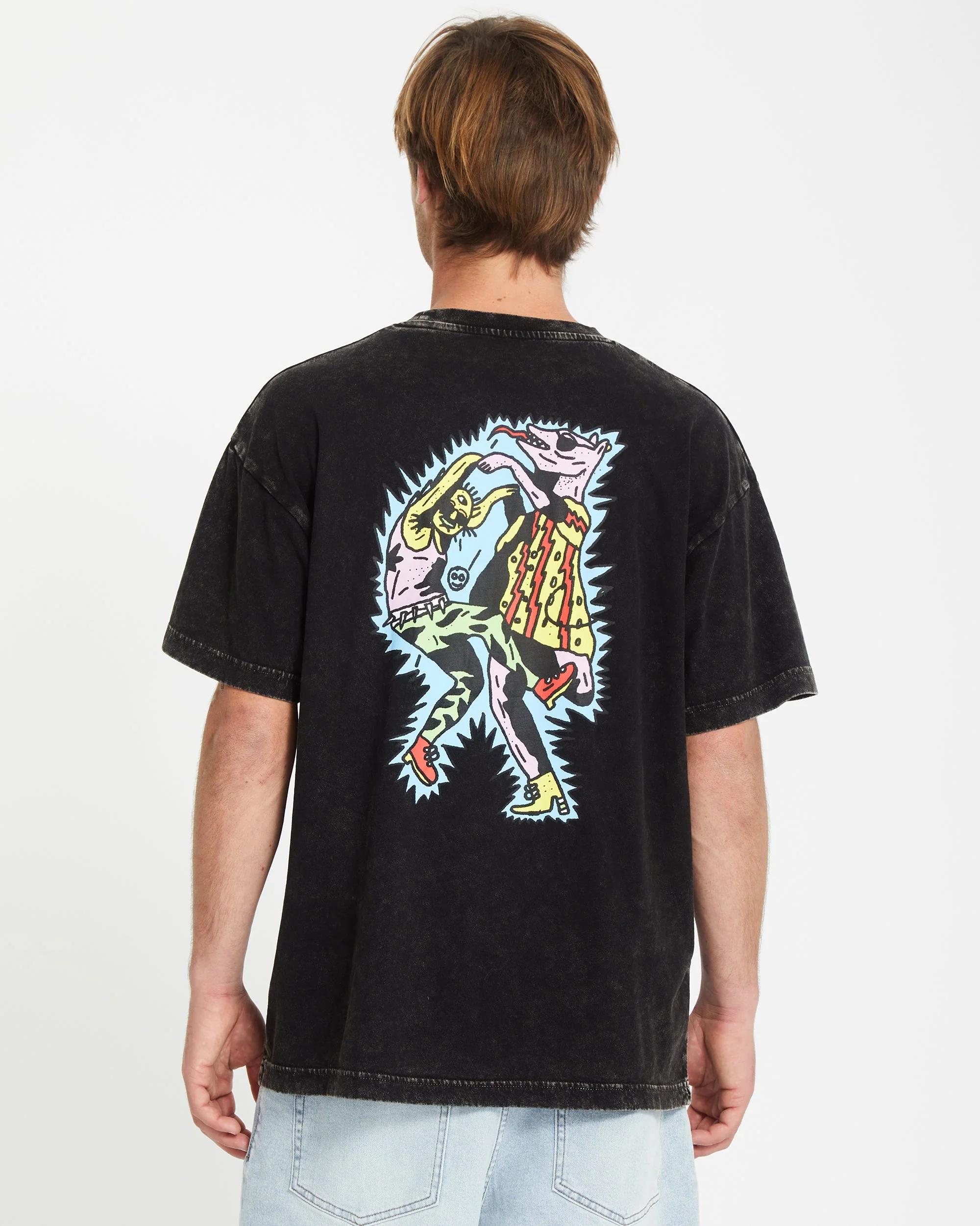 T-shirt Bob Mollema 1 - LIGHT ACID BLACK - Image 2