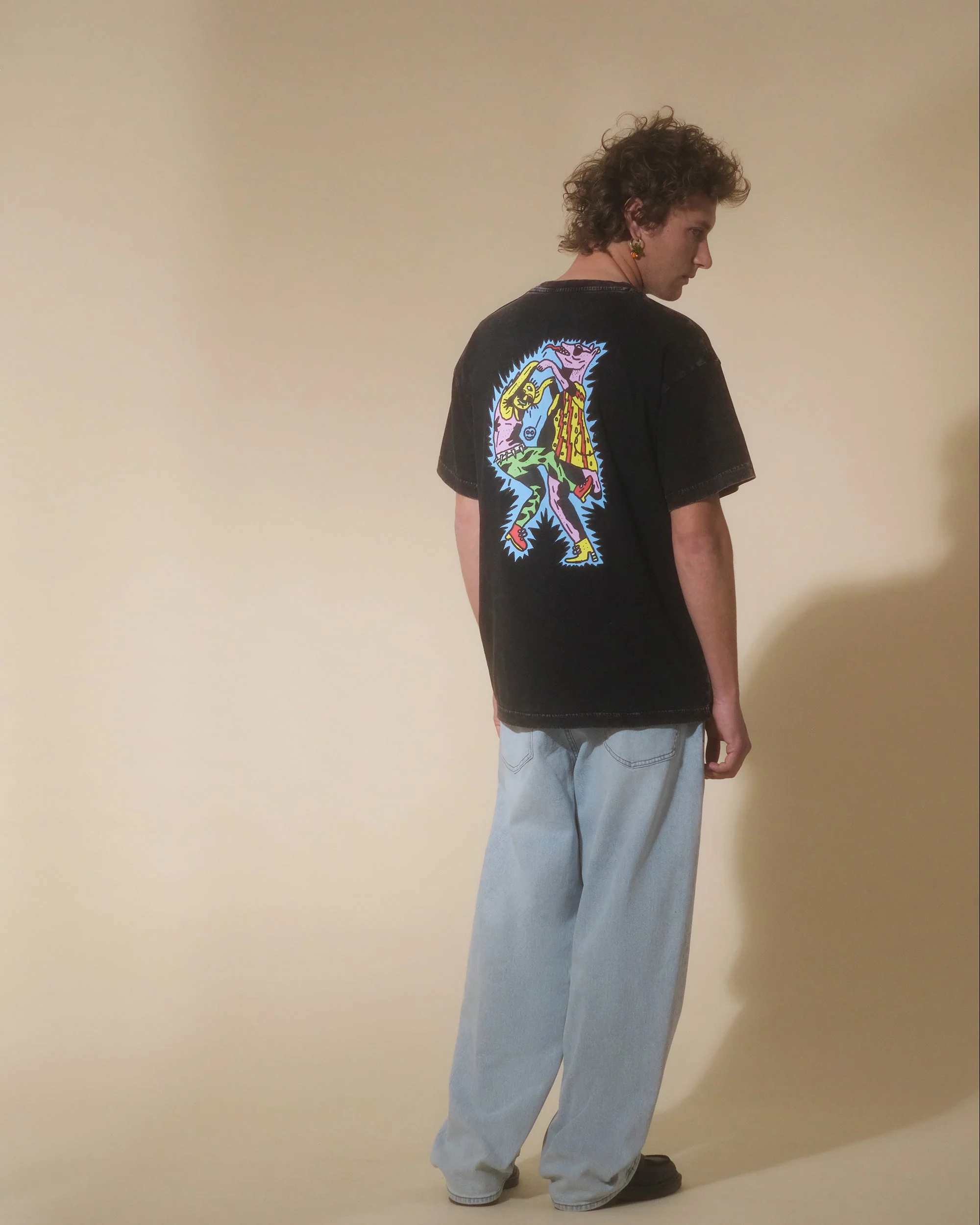T-shirt Bob Mollema 1 - LIGHT ACID BLACK - Image 6