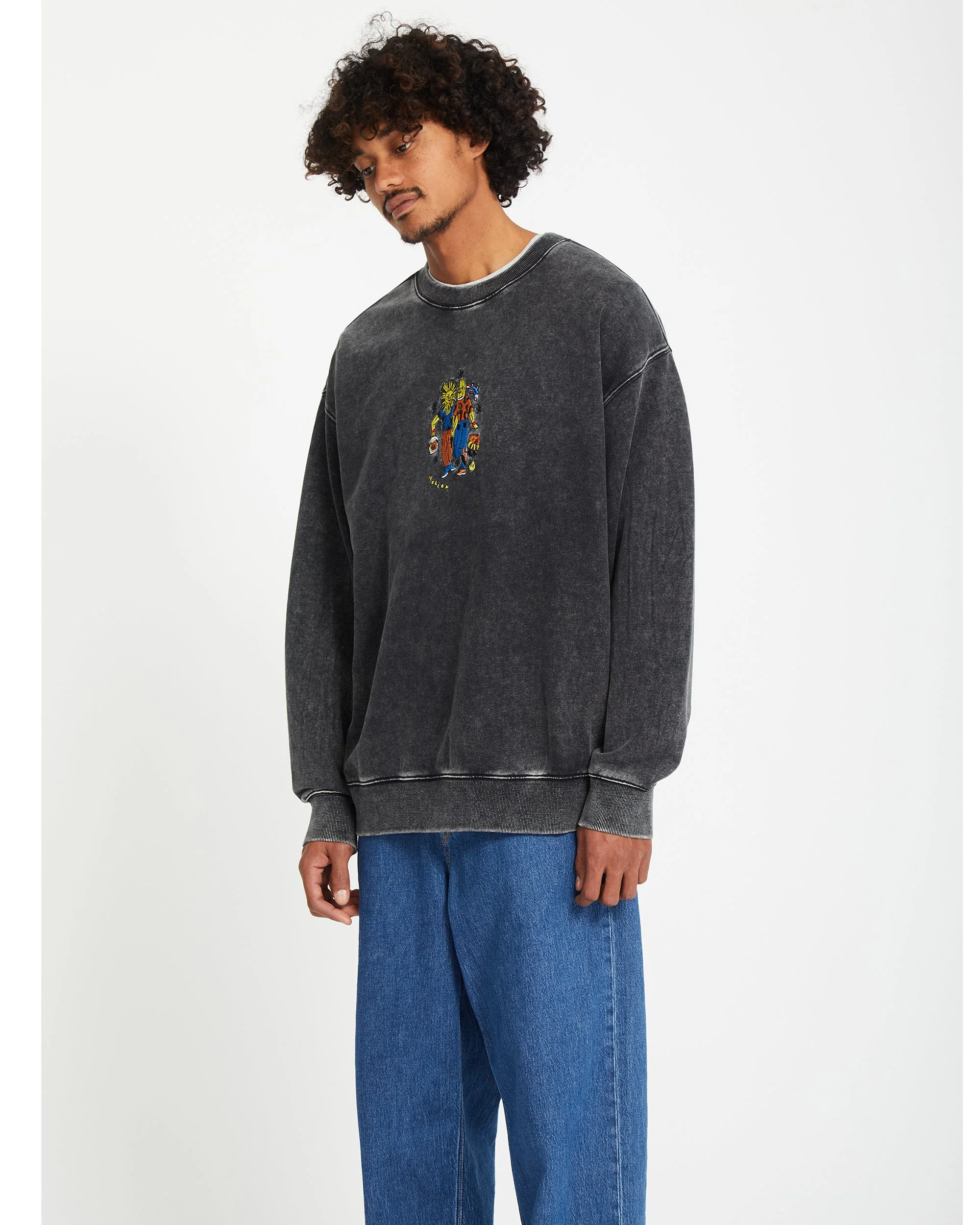 Sweatshirt Bob Mollema - LIGHT ACID BLACK - Image 3