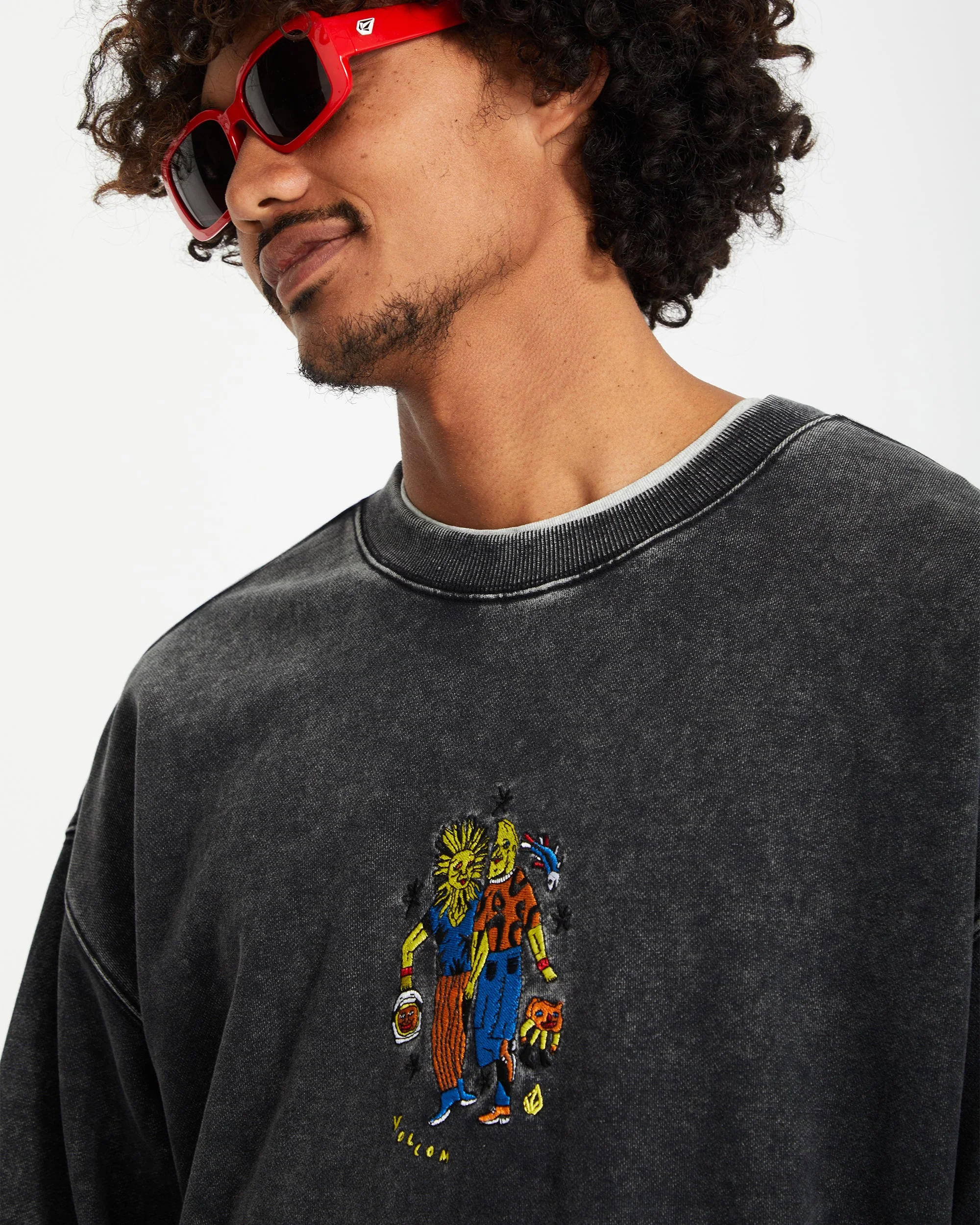 Sweatshirt Bob Mollema - LIGHT ACID BLACK - Image 5