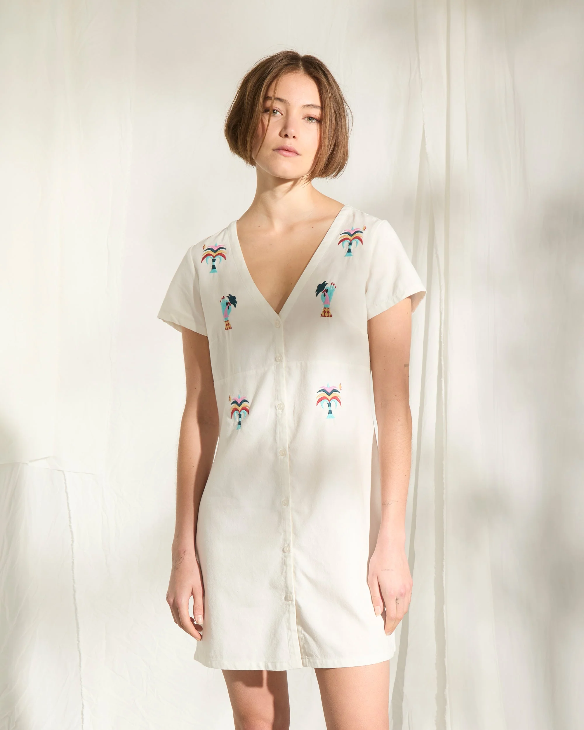Robe chemise Bruno Lucas - Off White