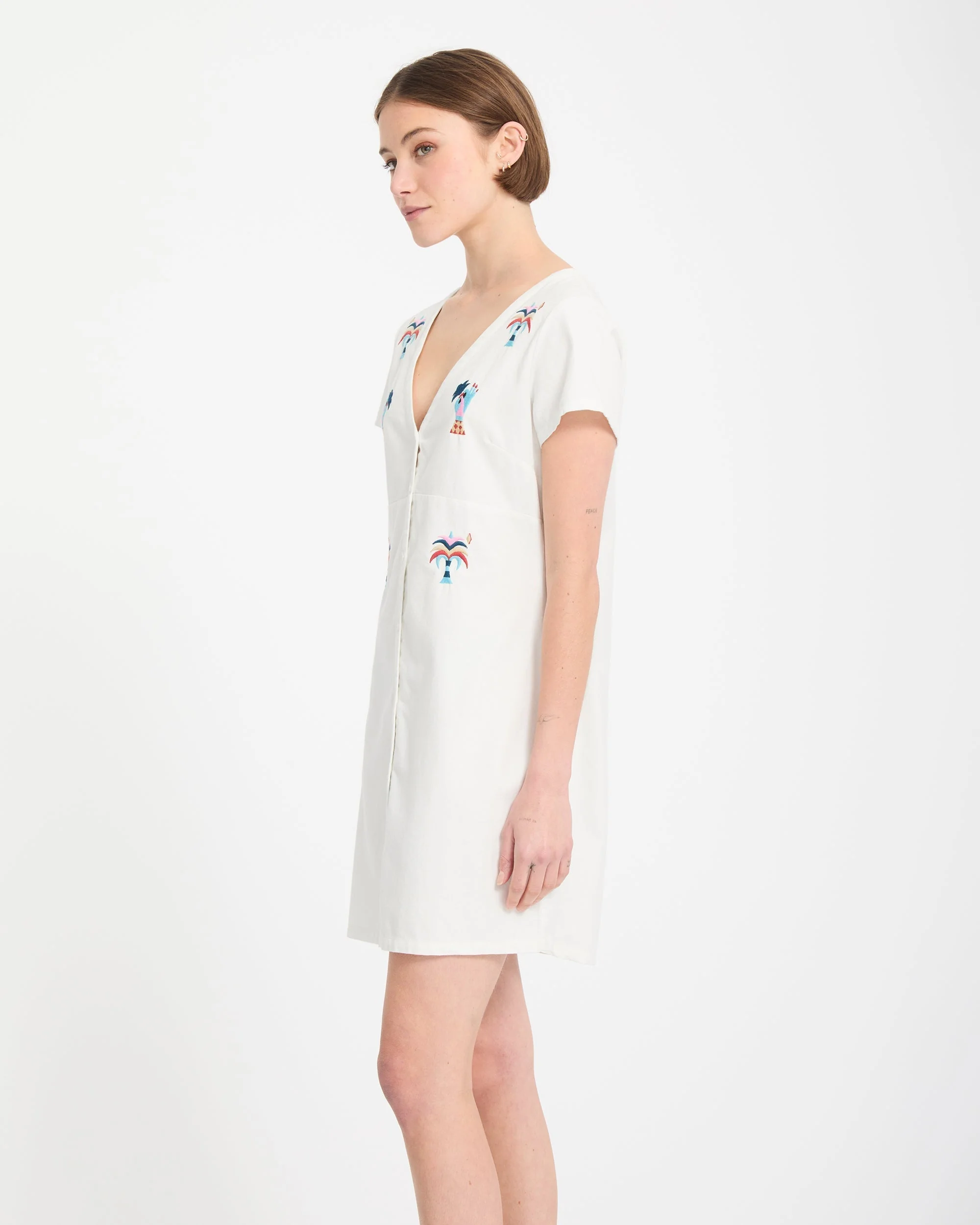 Robe chemise Bruno Lucas - Off White - Image 6