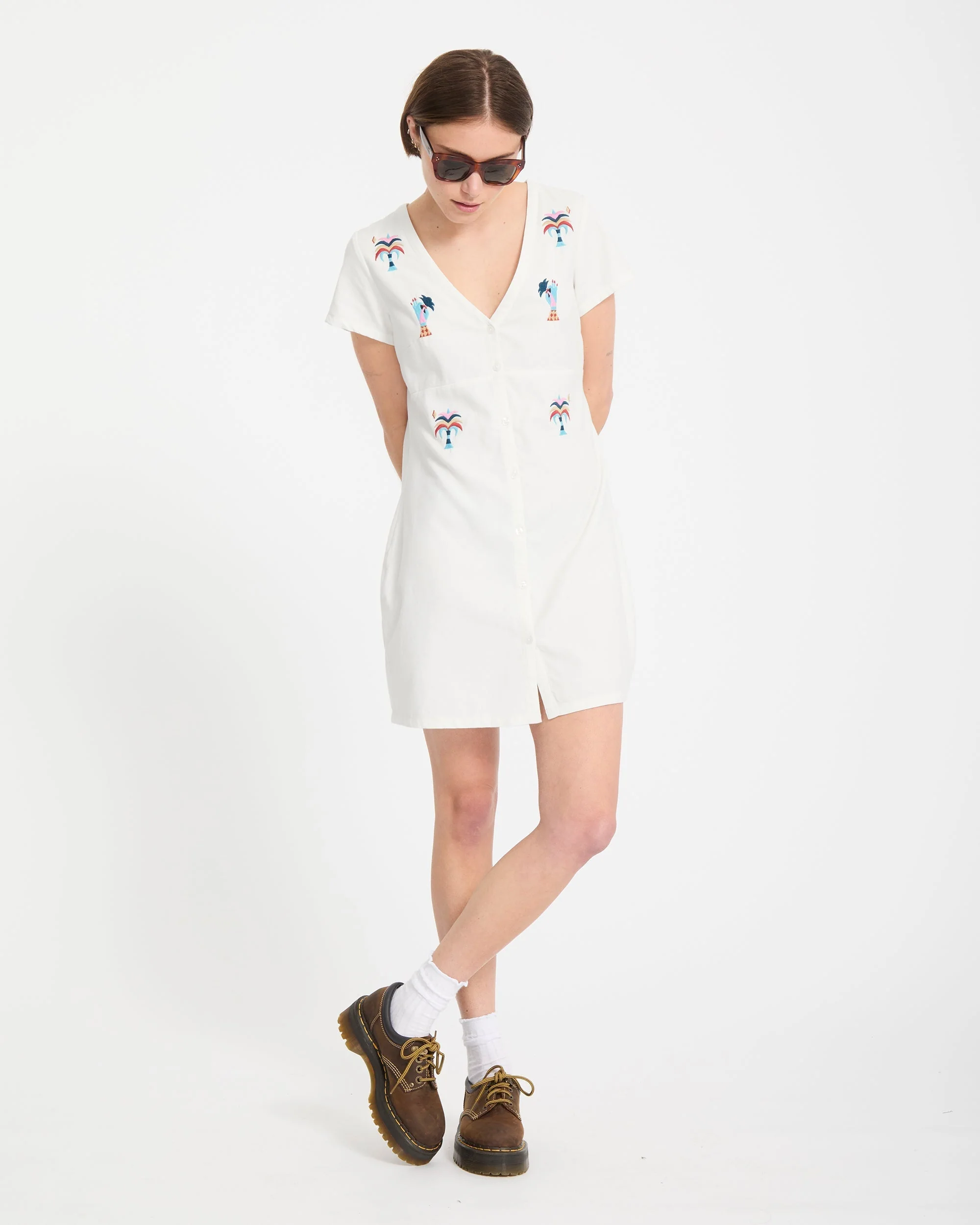 Robe chemise Bruno Lucas - Off White - Image 8