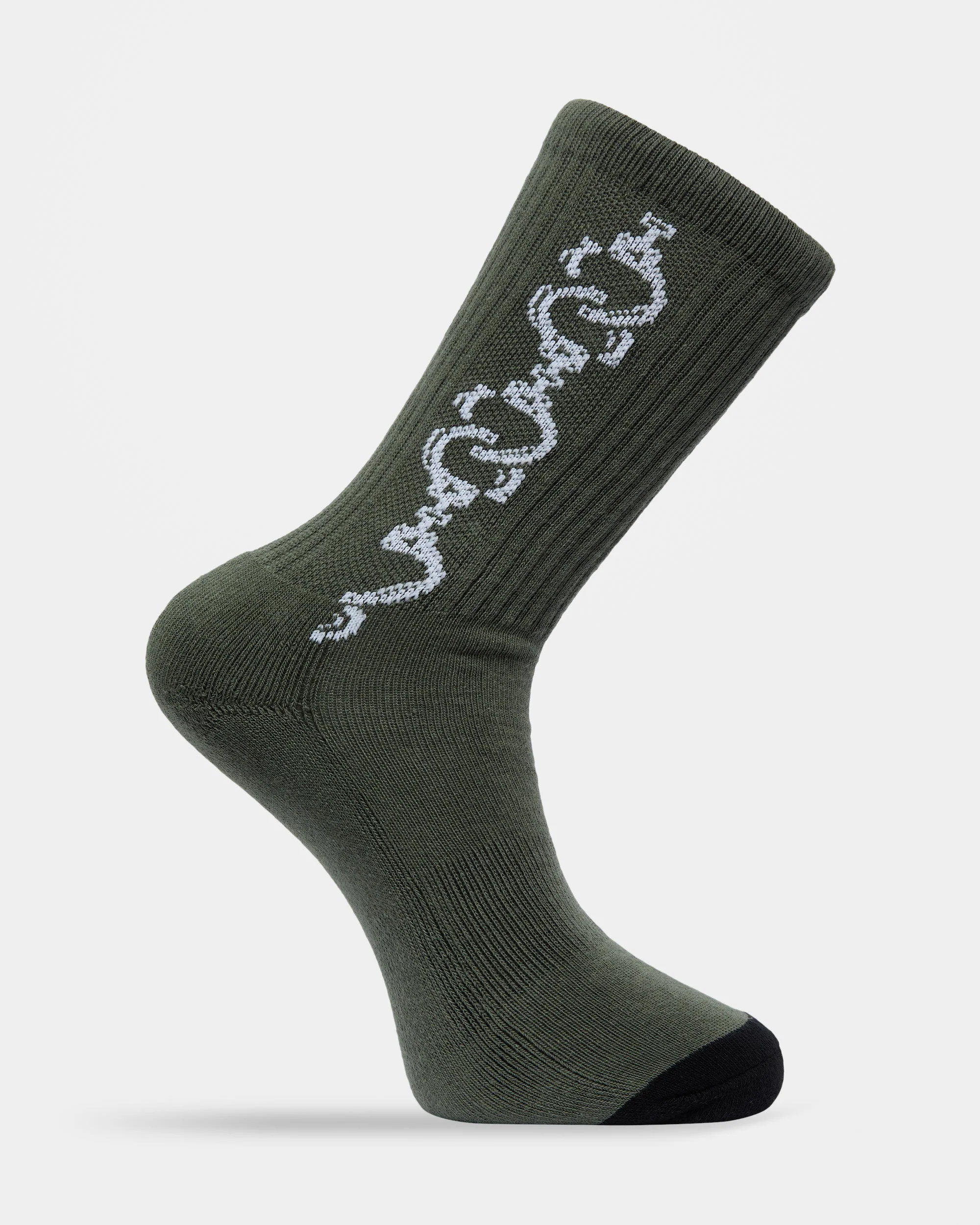 Chaussettes Daniel Shepard - Dark Olive - Image 4