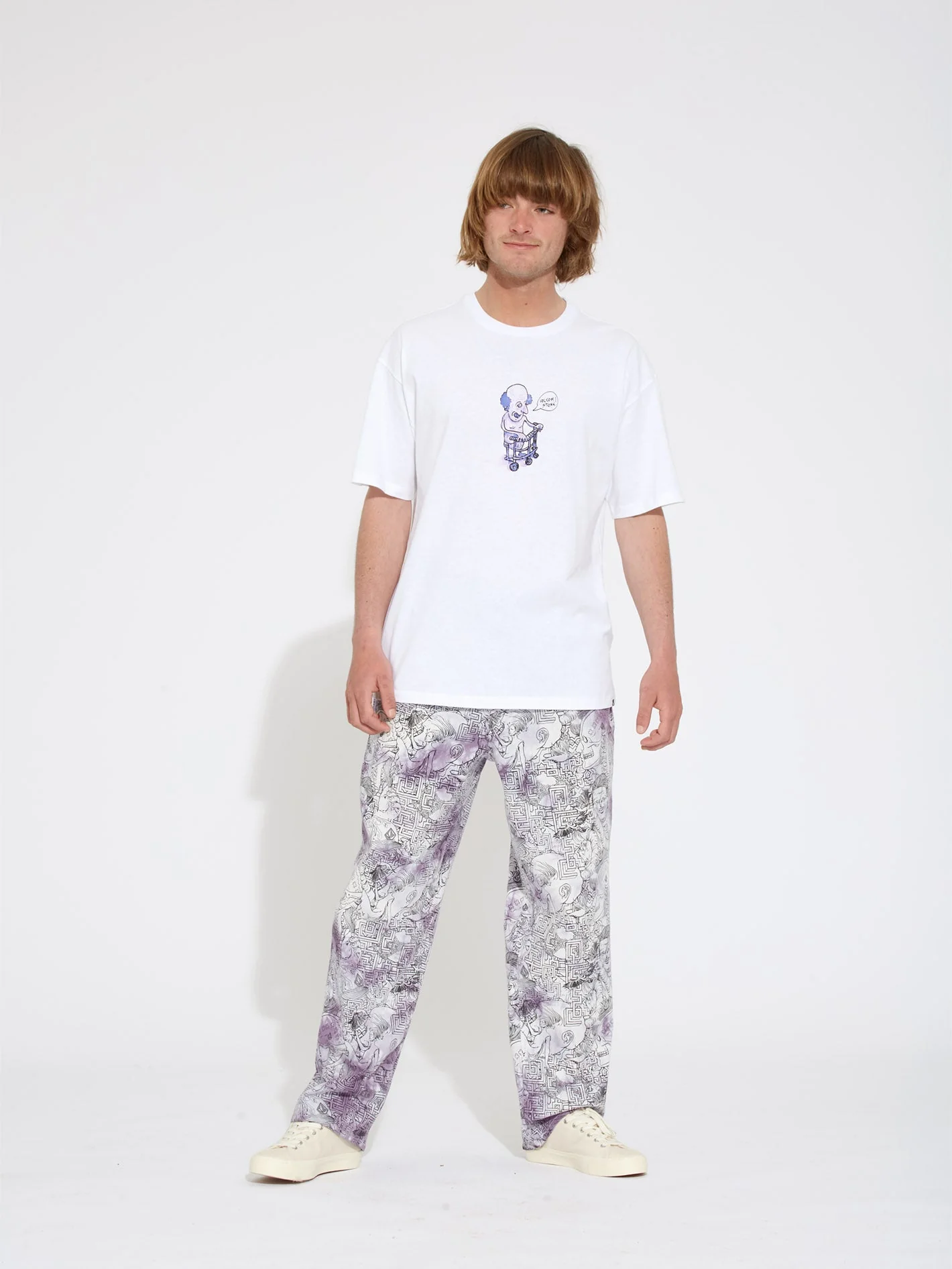 Pantalon Ed Merlin Murray Elasticated Waist - PRINT