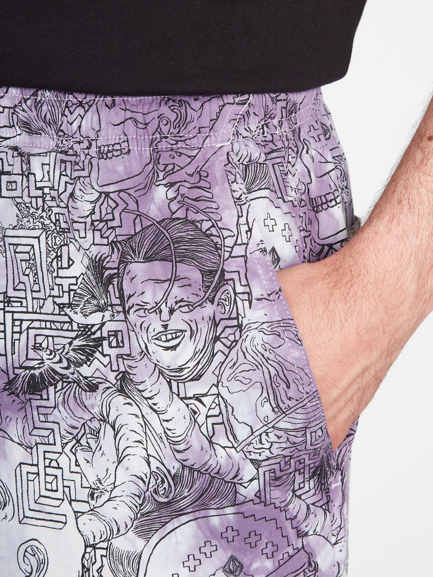 Pantalon Ed Merlin Murray Elasticated Waist - PRINT - Image 7