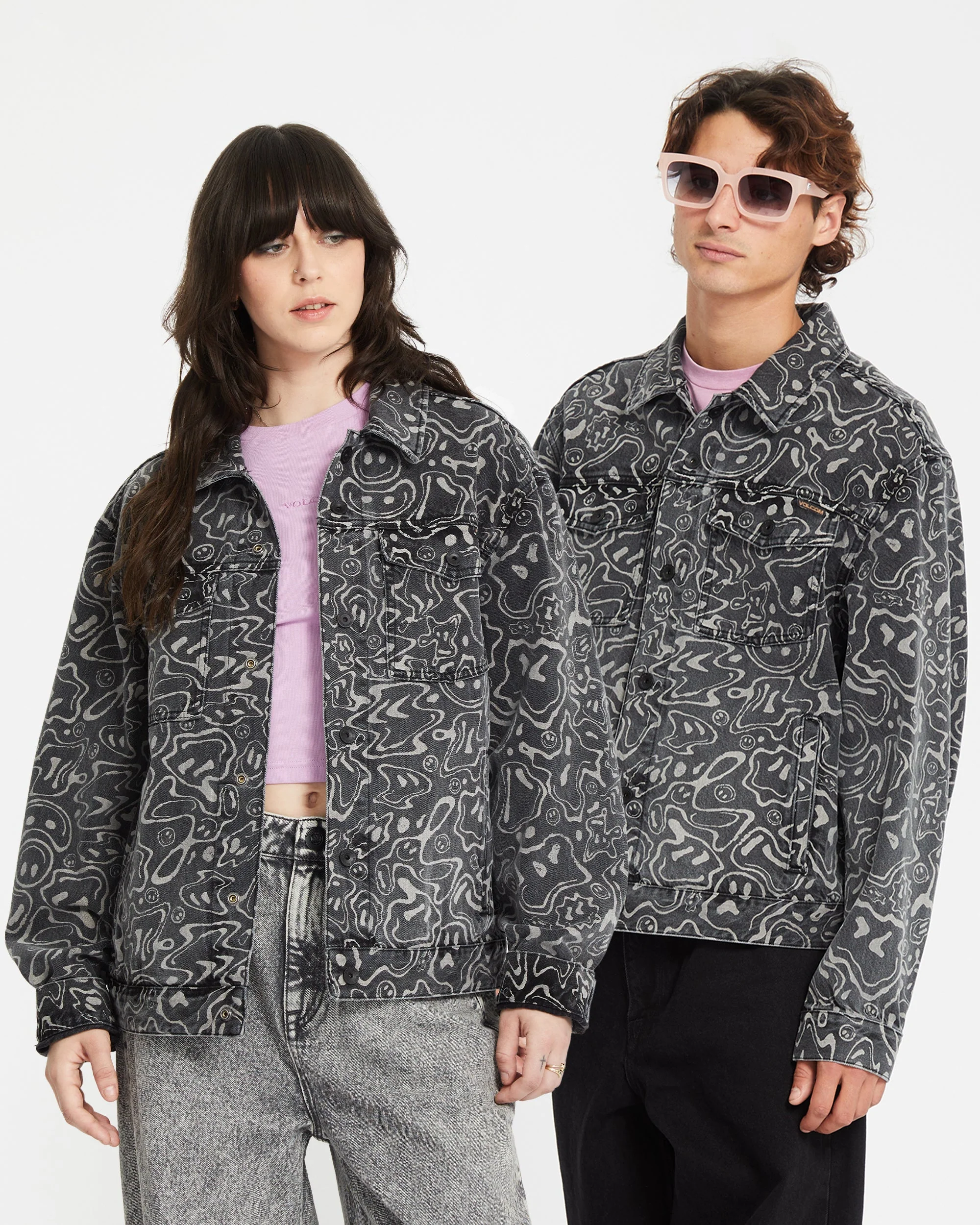Veste Denim Filip Rygalski - BLACK PRINT