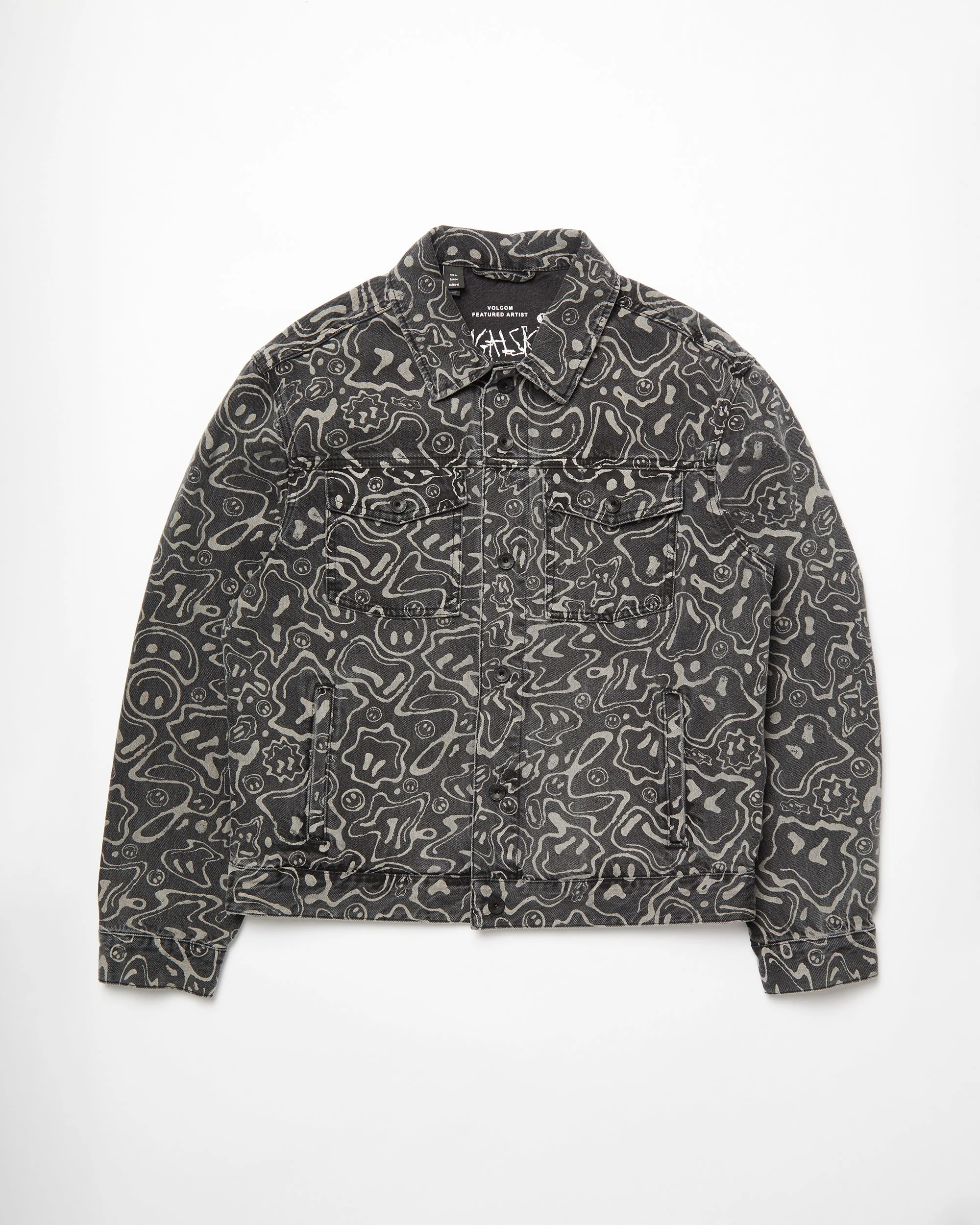Veste Denim Filip Rygalski - BLACK PRINT - Image 10