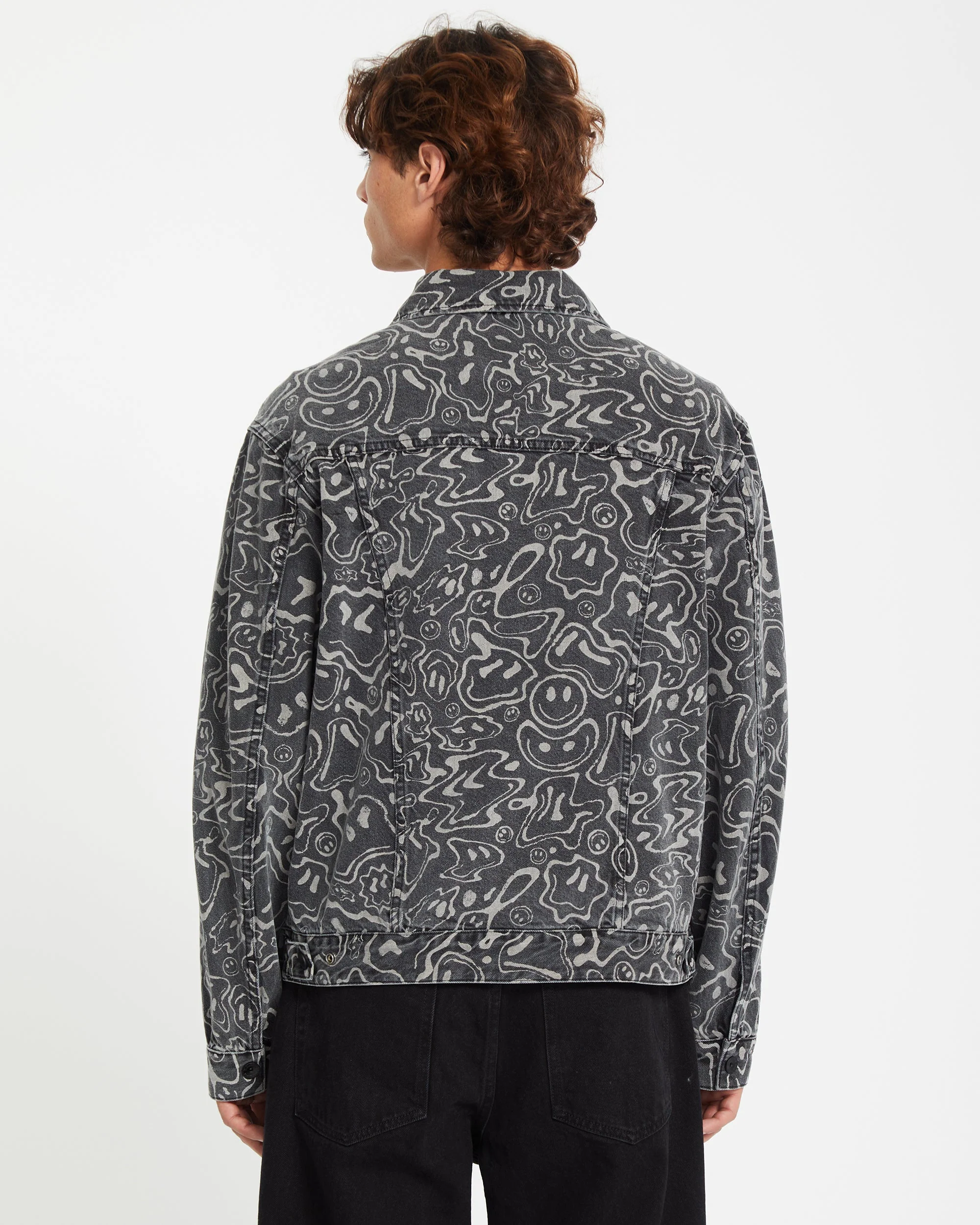 Veste Denim Filip Rygalski - BLACK PRINT - Image 2