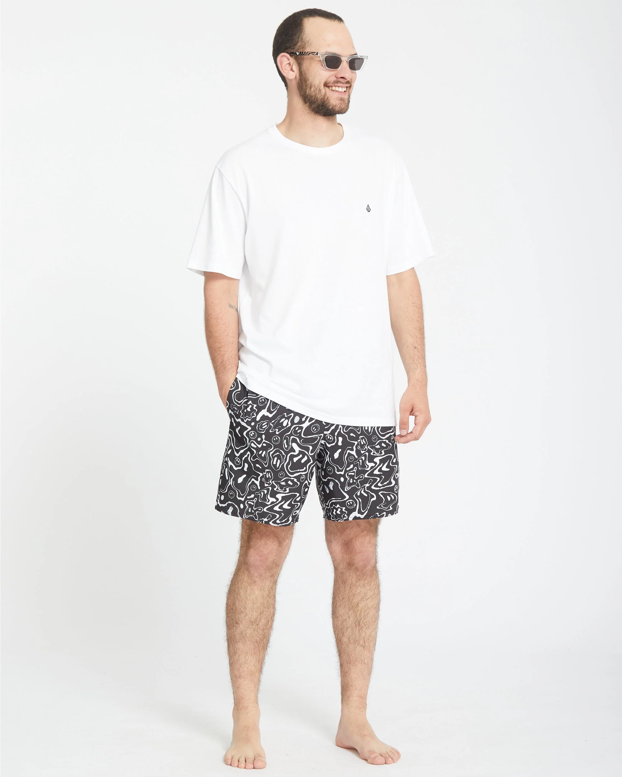 Boardshort Filip Rygalski Smile Trunk 17" - BLACK - Image 6