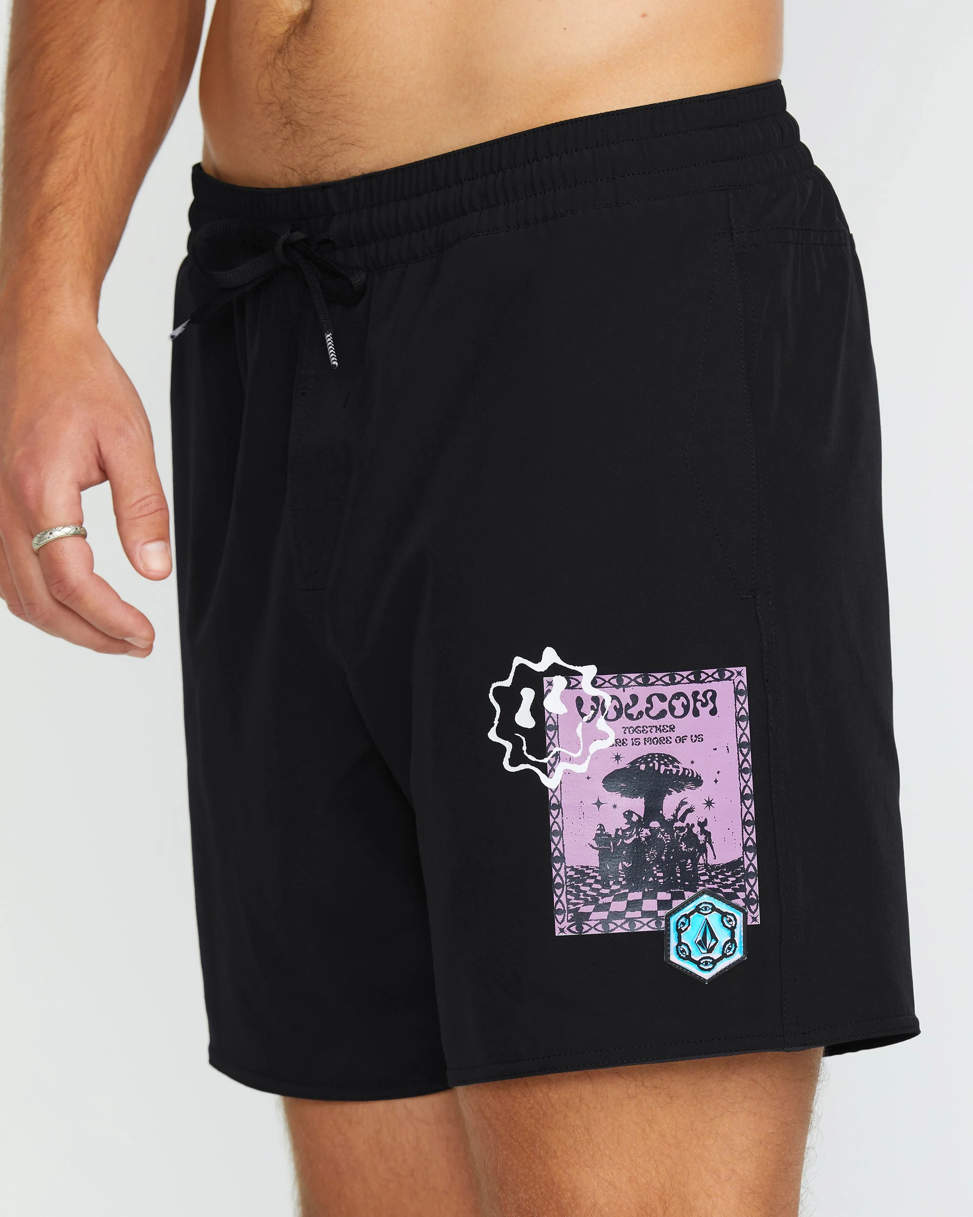 Boardshort Filip Rygalski Trunk 17" - BLACK - Image 3