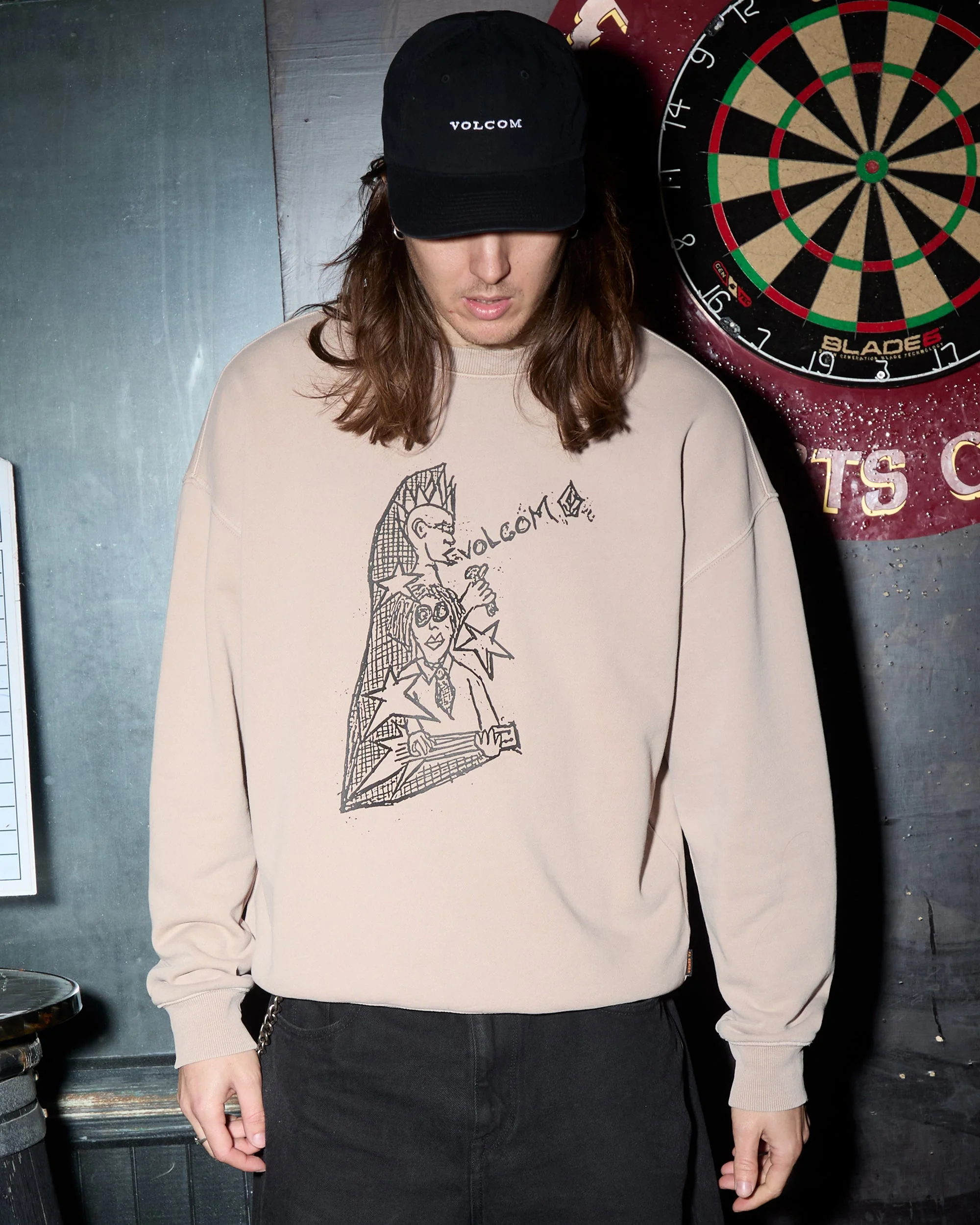 Sweatshirt Issam Auptel - Bark Brown