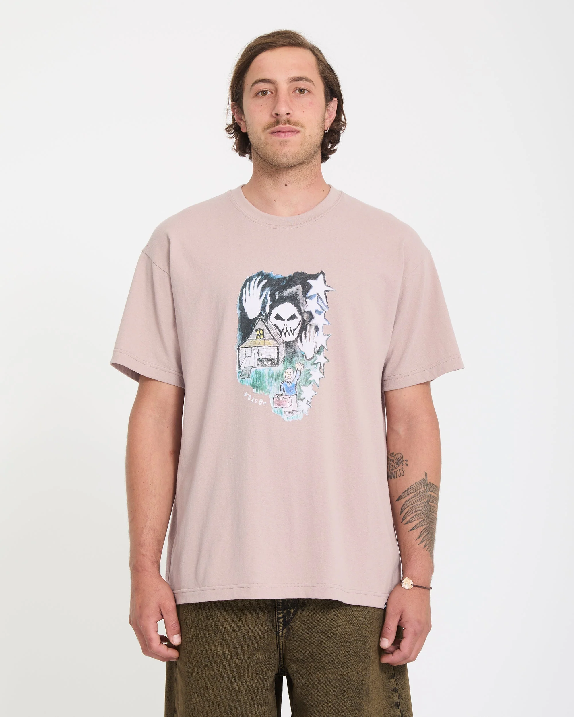 T-shirt Issam Auptel - Bark Brown
