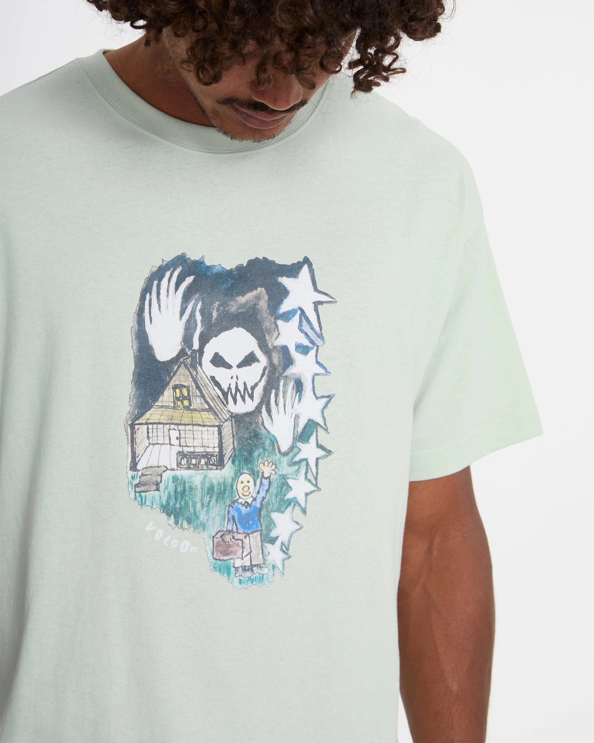 T-shirt Issam Auptel - Pale Aqua - Image 10
