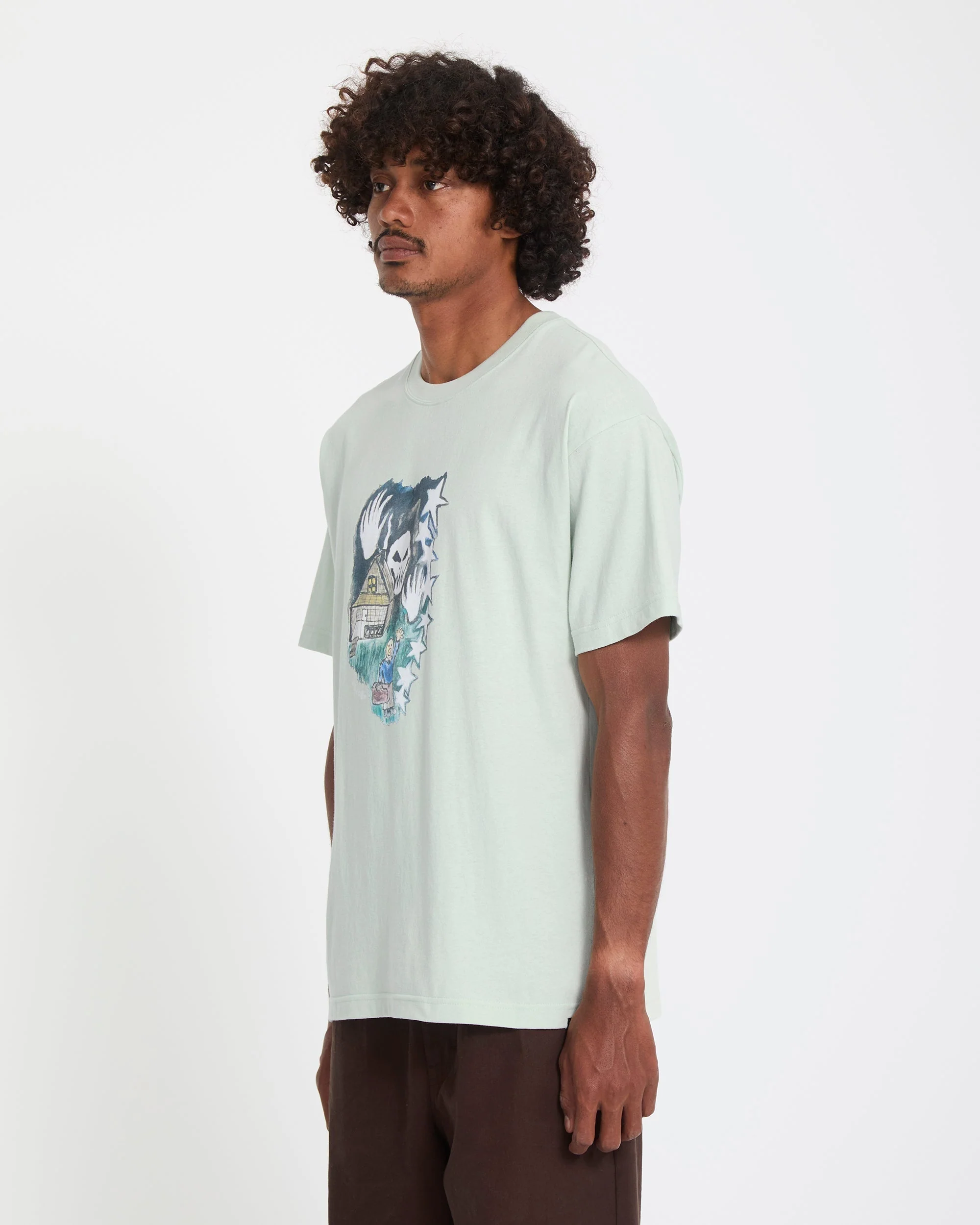 T-shirt Issam Auptel - Pale Aqua - Image 5