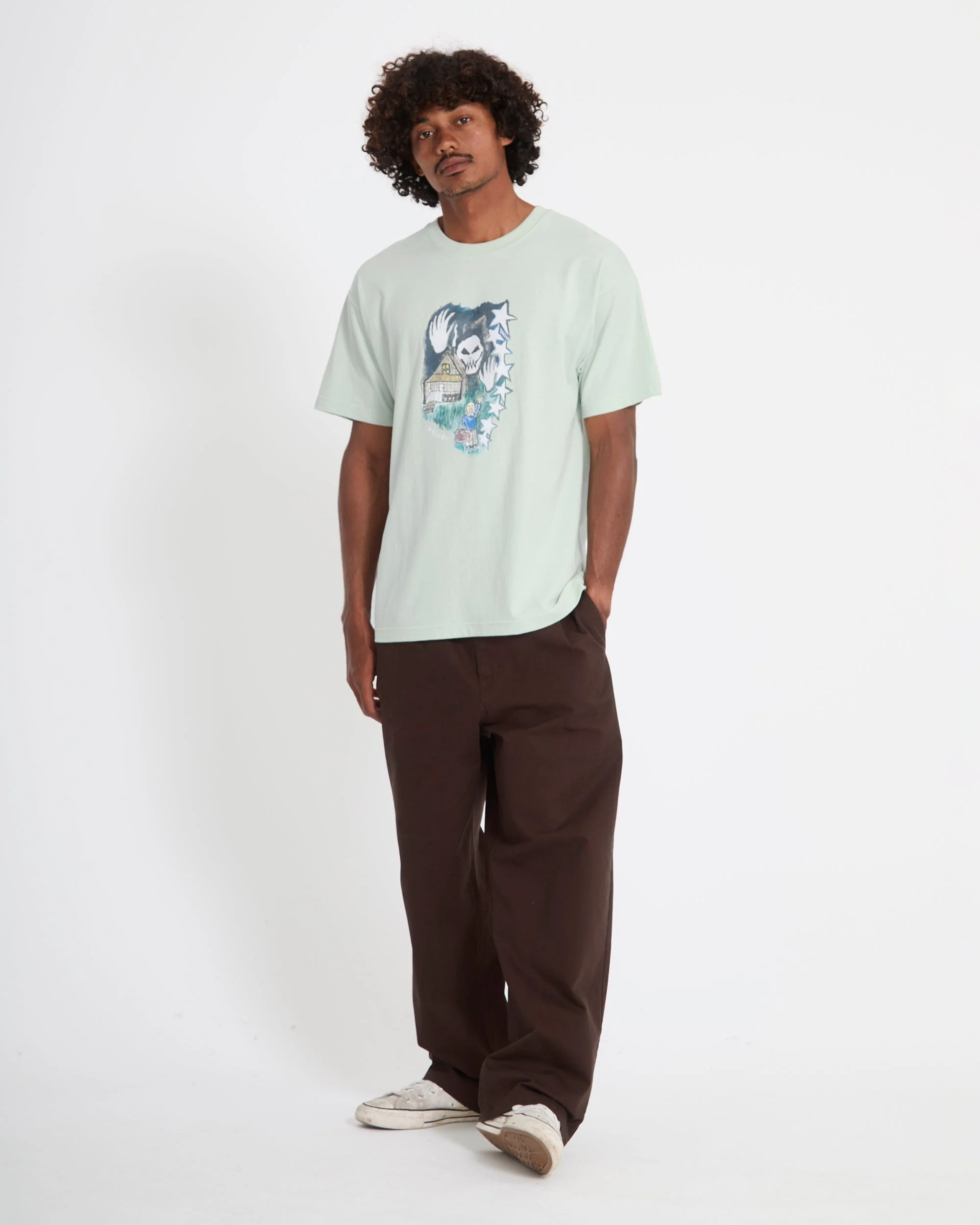 T-shirt Issam Auptel - Pale Aqua - Image 8