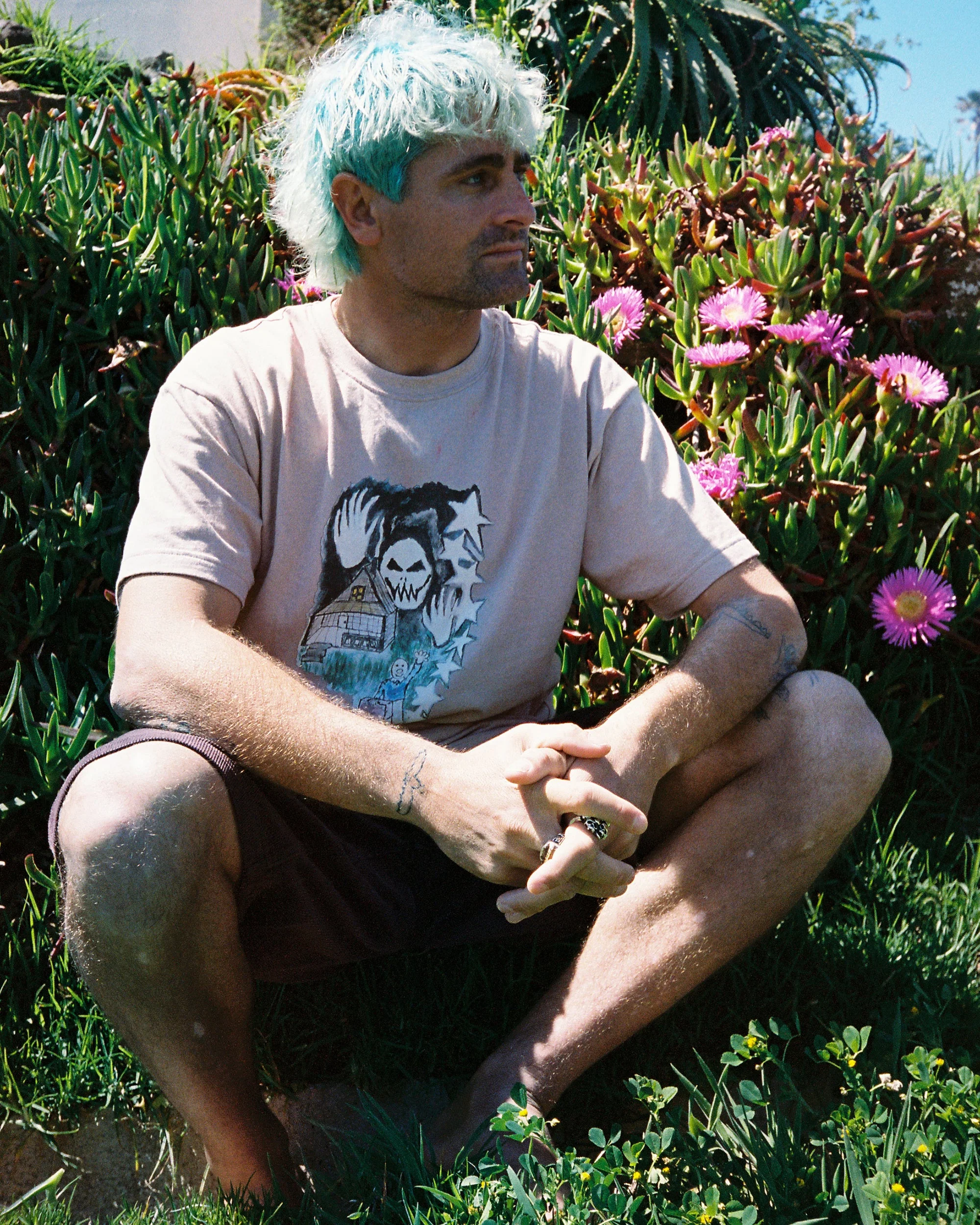 T-shirt Issam Auptel - Bark Brown - Image 4