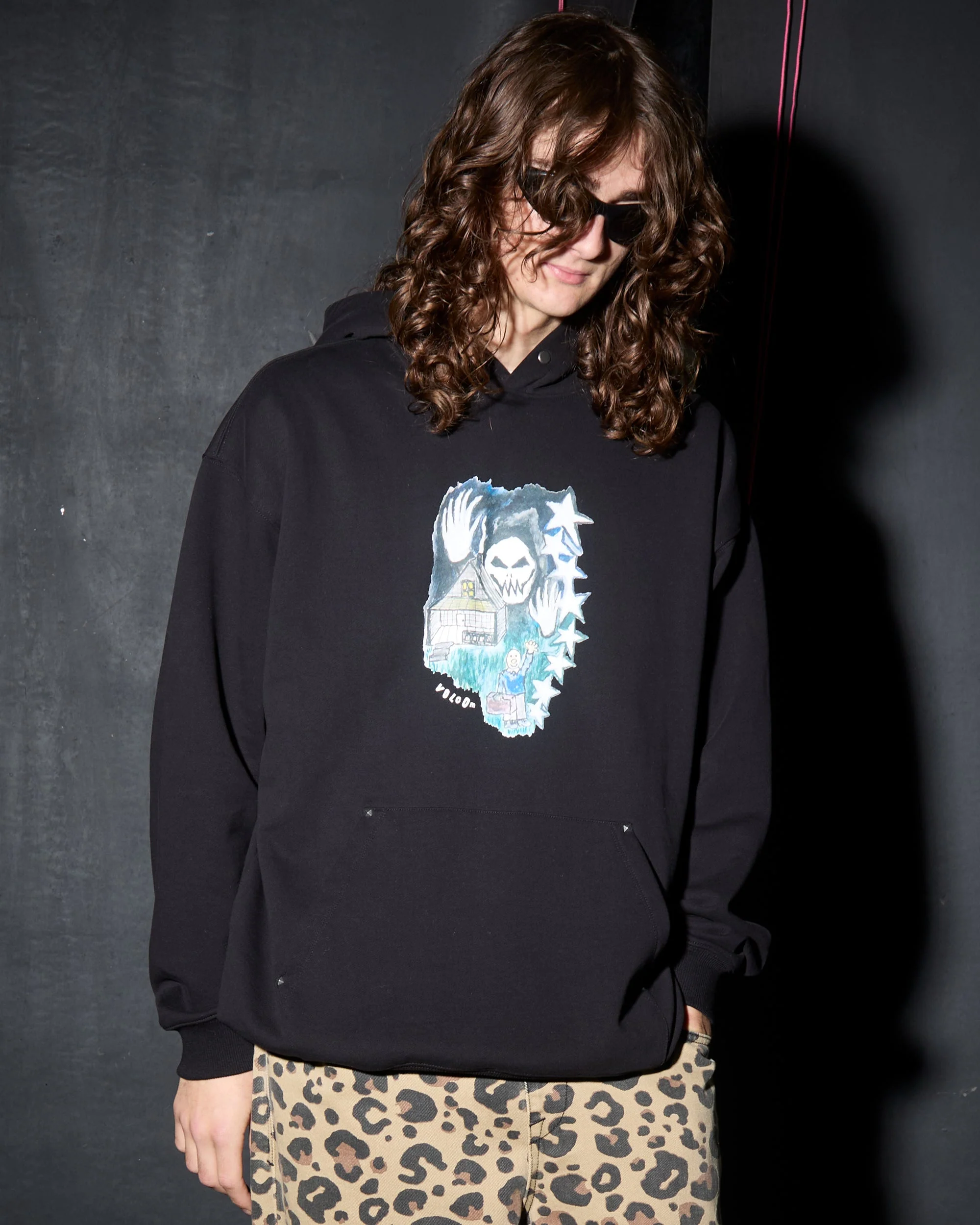 Sweat à capuche Issam Auptel - Black