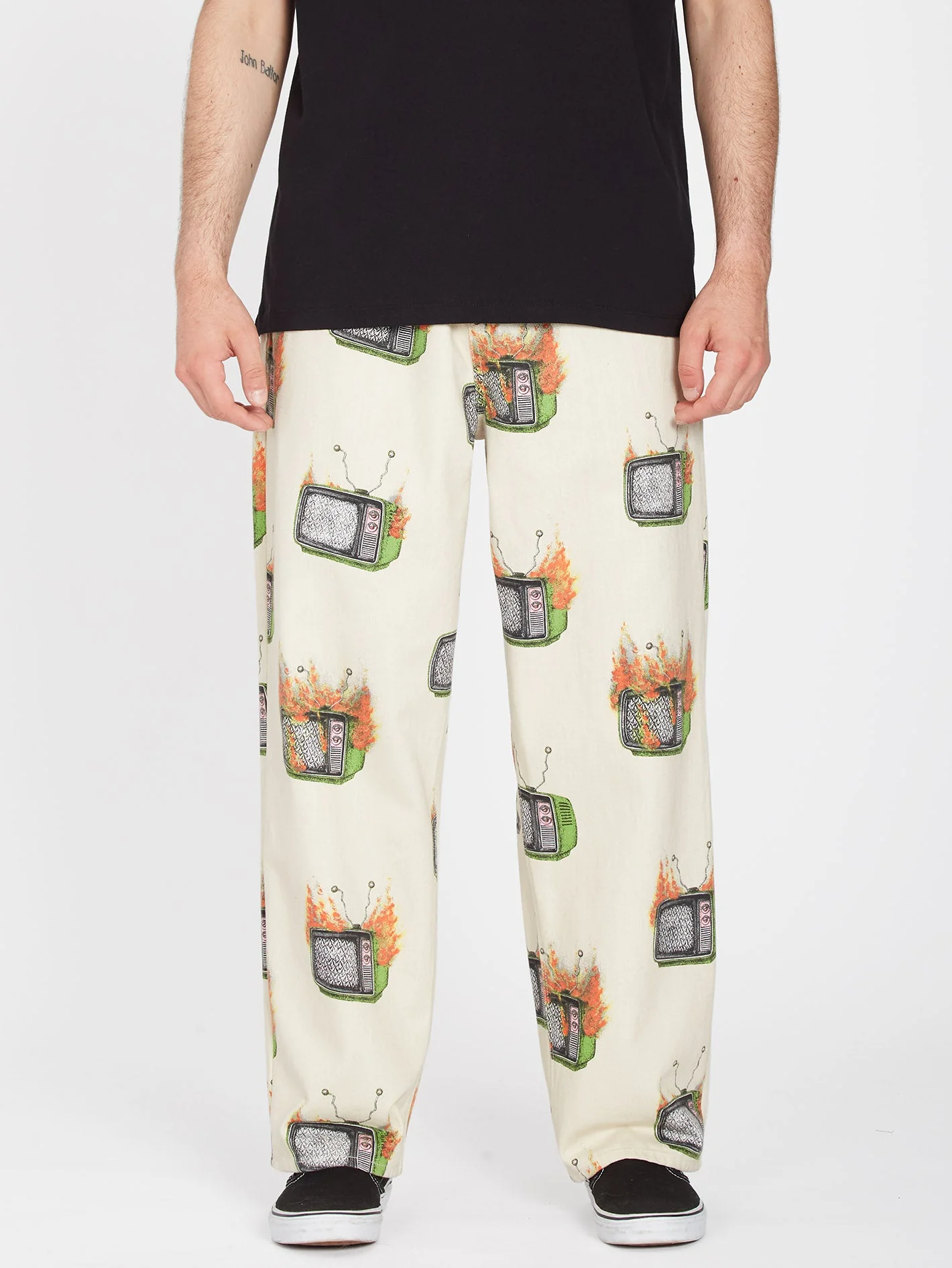 Pantalon Justin Hager Elasticated Waist - WHITECAP GREY - Image 15