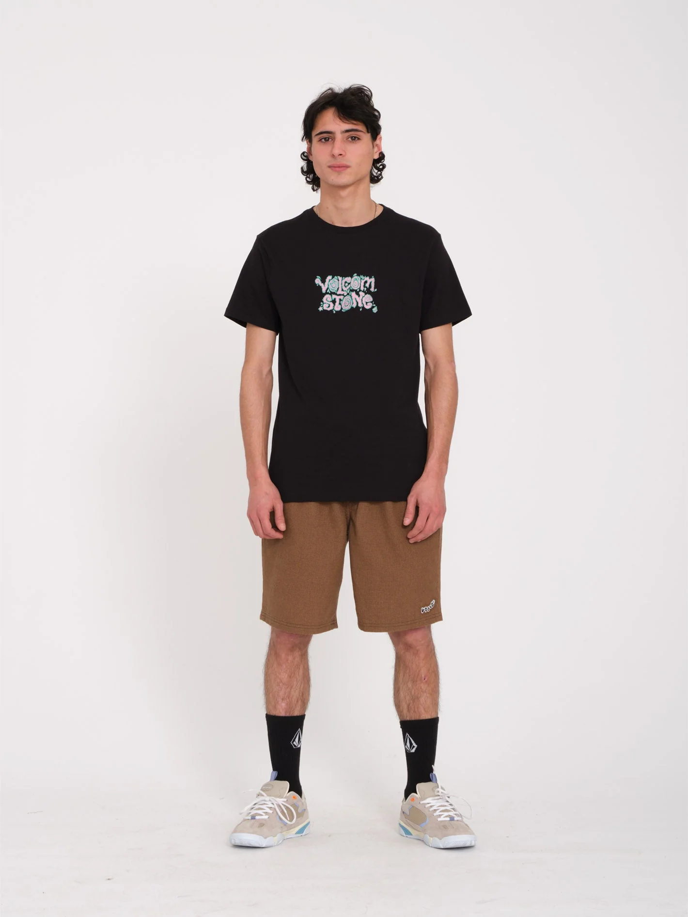 T-shirt Justin Hager In Type - BLACK