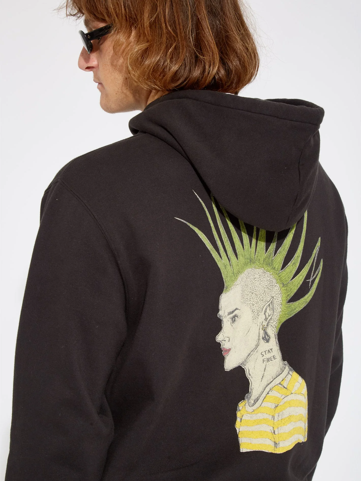 Sweat à capuche Justin Hager - BLACK - Image 12
