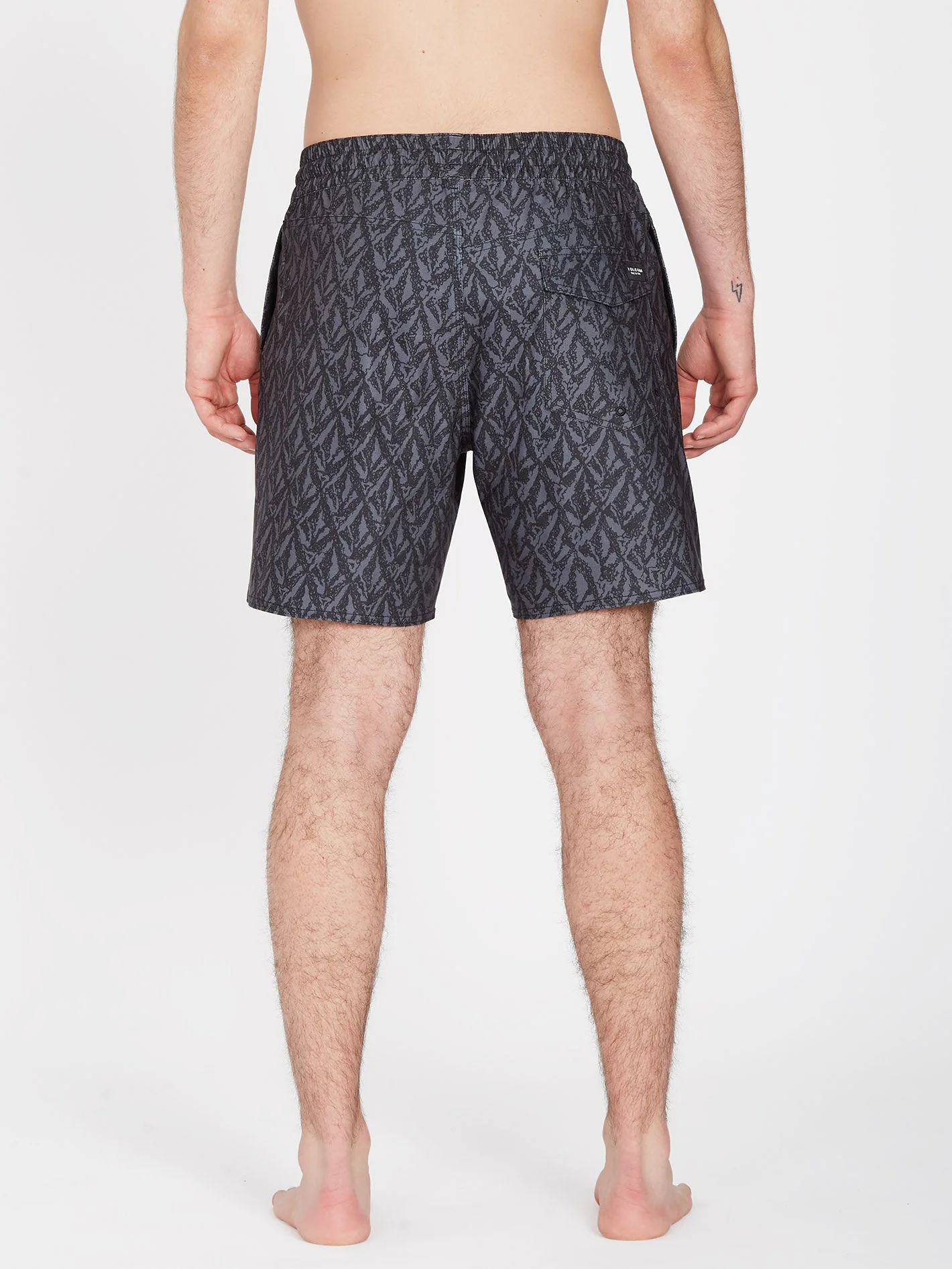 Boardshort Justin Hager 17" - BLACK - Image 2