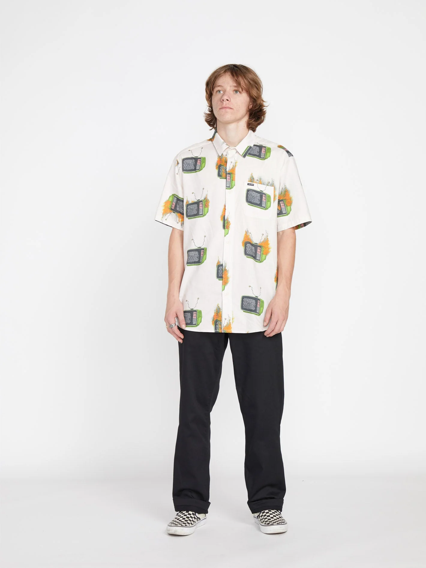 Chemise Justin Hager Woven - WHITECAP GREY - Image 4
