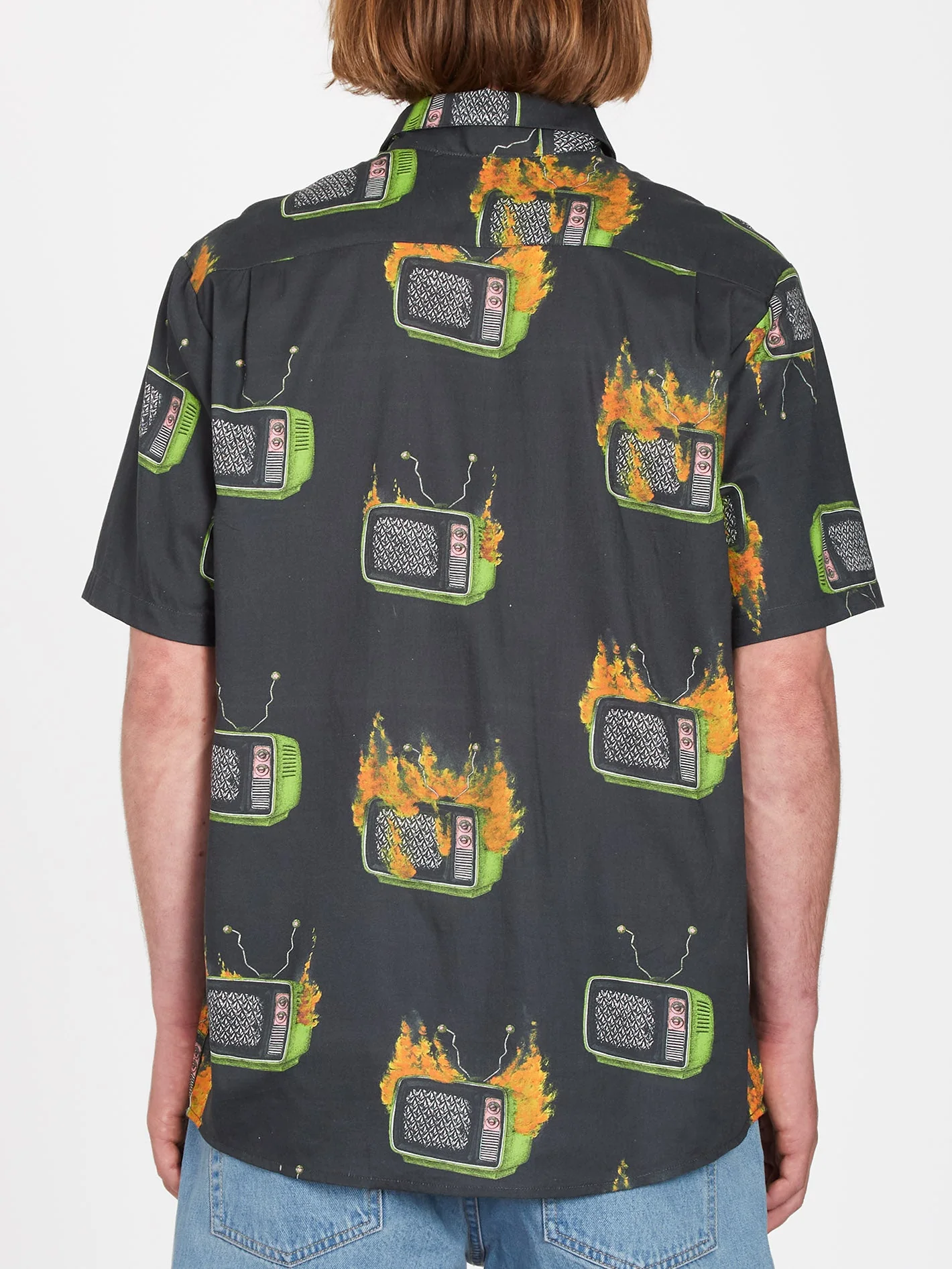 Chemise Justin Hager Woven - BLACK - Image 4
