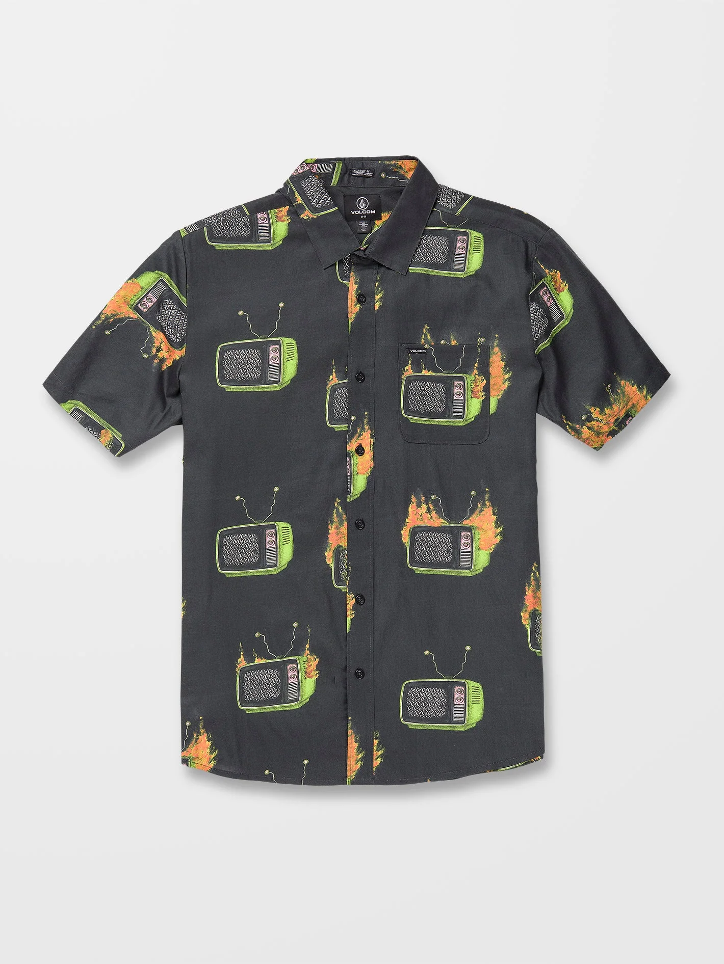 Chemise Justin Hager Woven - BLACK - Image 5